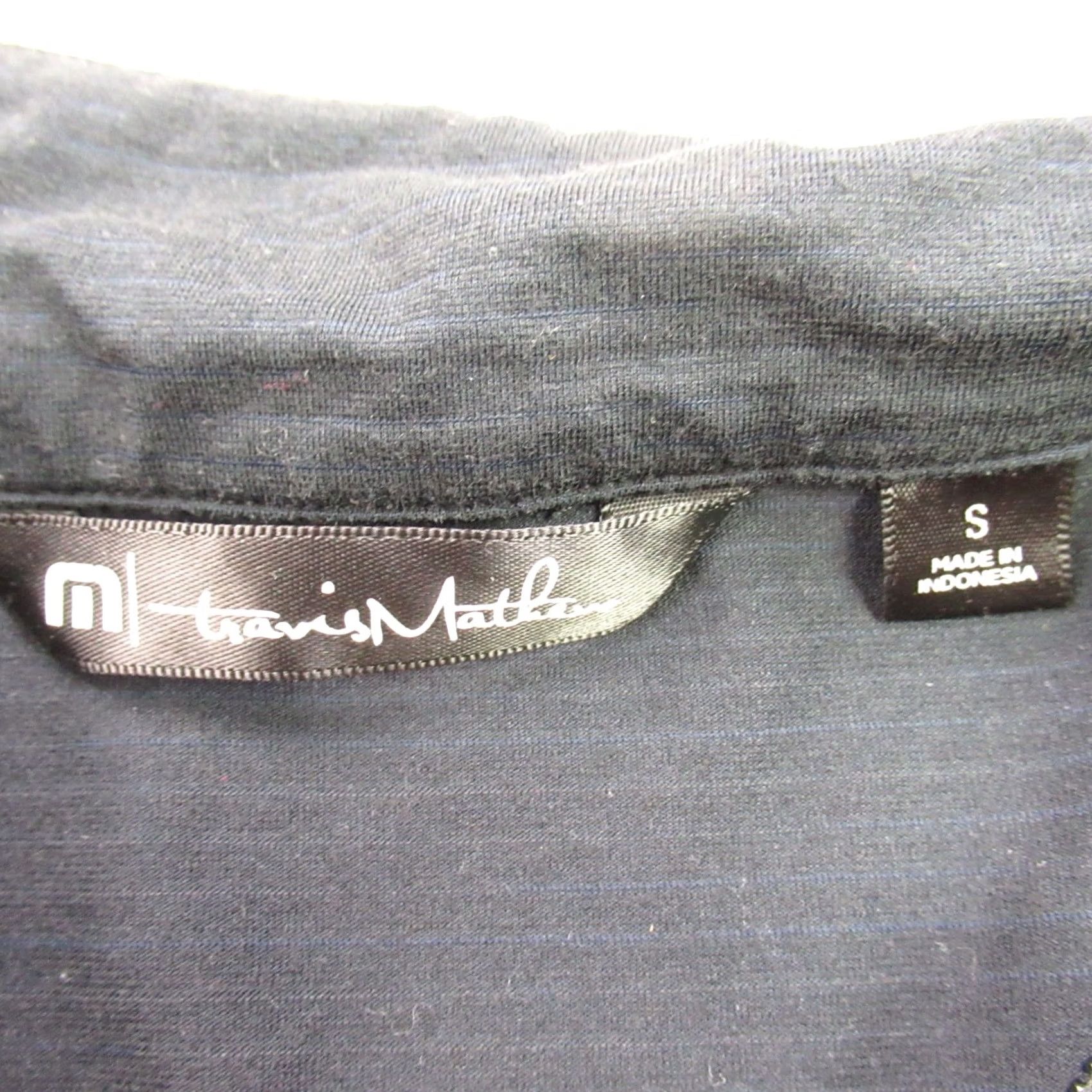 TravisMathew Travis Mathew Sweater Mens Small Long Sleeve Pullover 1/4 Zip Golf Stripes Size US S / EU 44-46 / 1 - 4 Thumbnail