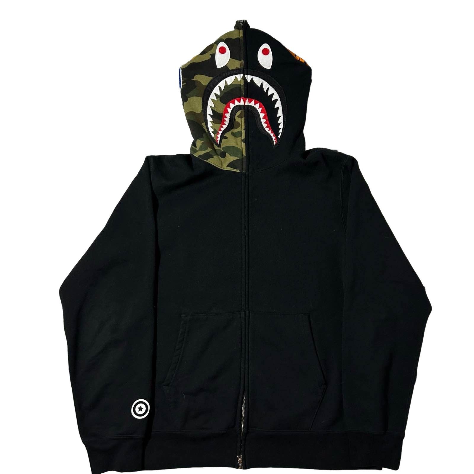 Bape BAPE X LIBERTY WALK KATO S15 SHARK FULL ZIP HOODIE | Grailed