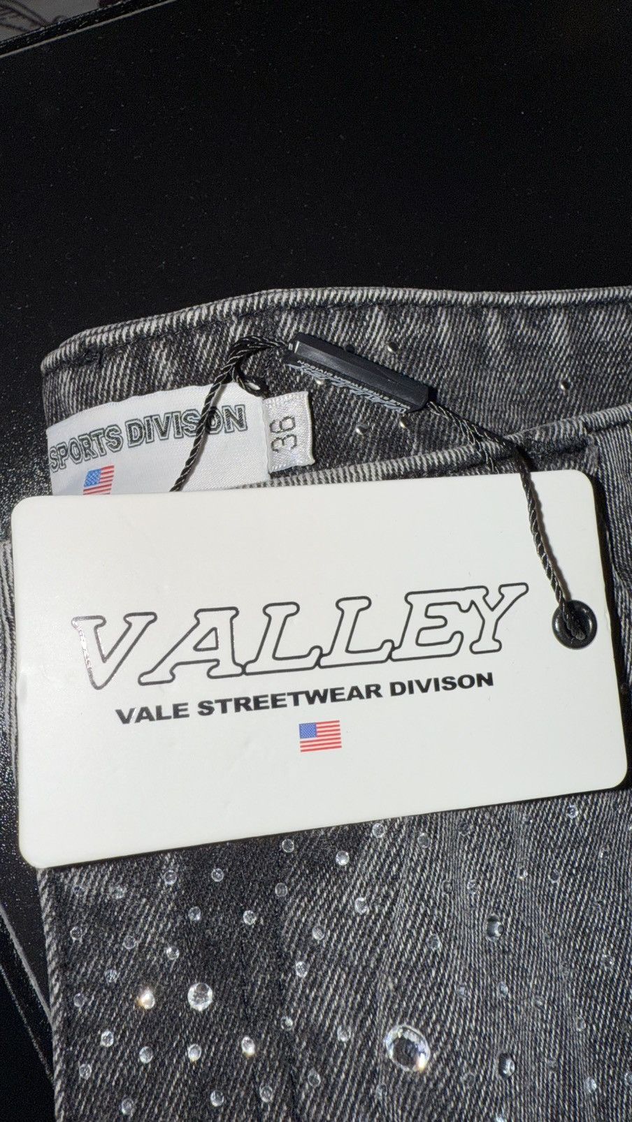 Vale Black Iced Out Vale Shorts Size US 36 / EU 52 - 4 Thumbnail