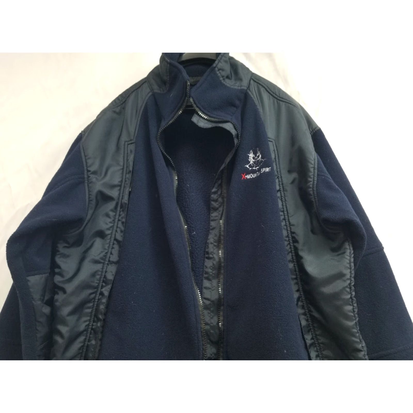 ESPIRIT VINTAGE X-Mountain Spirit Jacket Men Blue Fleece 2XL Missing Zipper Zipper Breathsble? Size US XXL / EU 58 / 5 - 2 Thumbnail