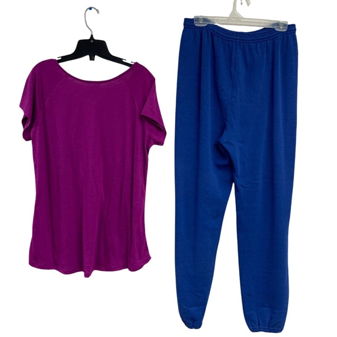 Avenue Lot of 2 Avenue Jerzees Womens XL 14 Shirt Sweatpants Outfit Size 36" / US 14 / IT 50 - 3 Thumbnail