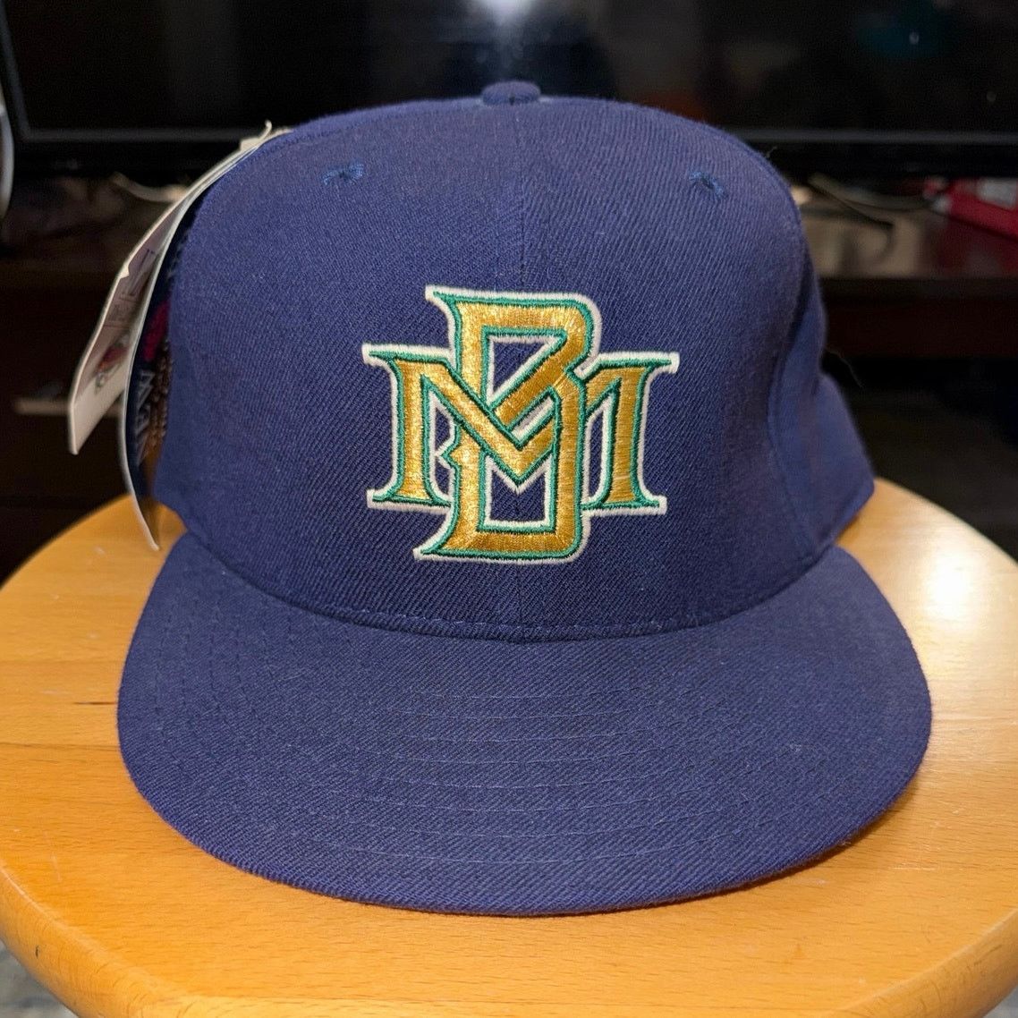 New Era New Era The 59/50 90s Milwaukee Brewers Hat Size 7 1/2 NWT Size ONE SIZE - 1 Thumbnail