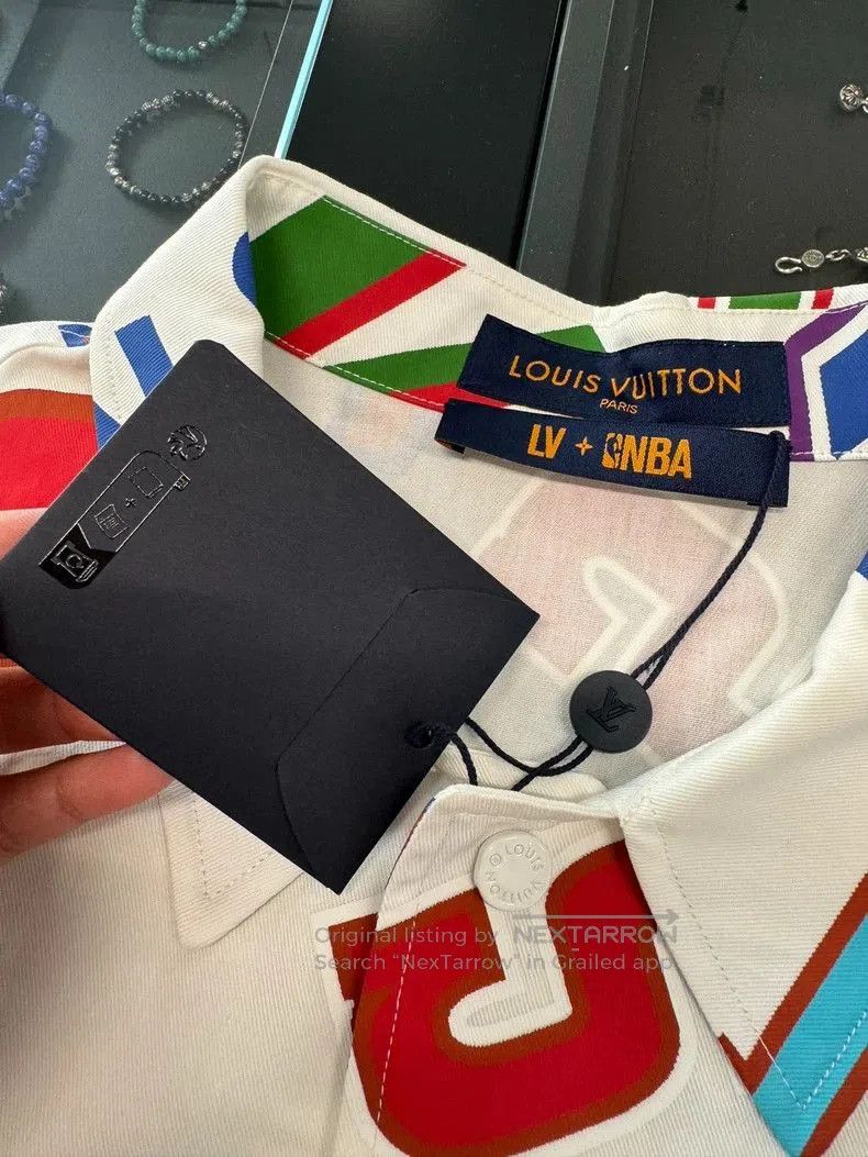 Louis Vuitton Louis Vuitton NBA Graphic Short Sleeve Shirt. Size US XXL / EU 58 / 5 - 2 Thumbnail
