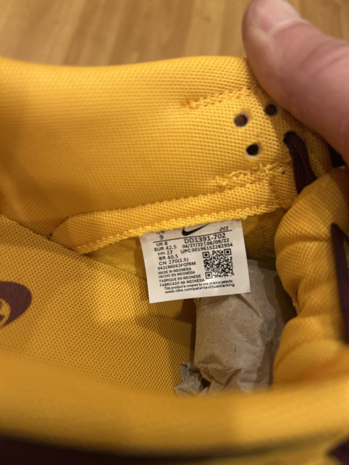 Nike Dunk low Arizona state Size US 9 / EU 42 - 6 Thumbnail