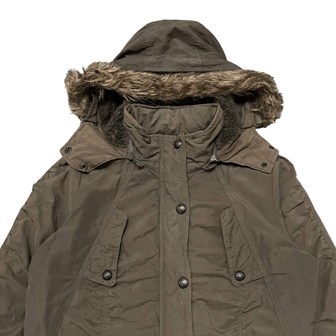 Hysteric Glamour Vintage Japanese Brand Fur Jacket Detachable Hood Size L / US 10 / IT 46 - 2 Thumbnail