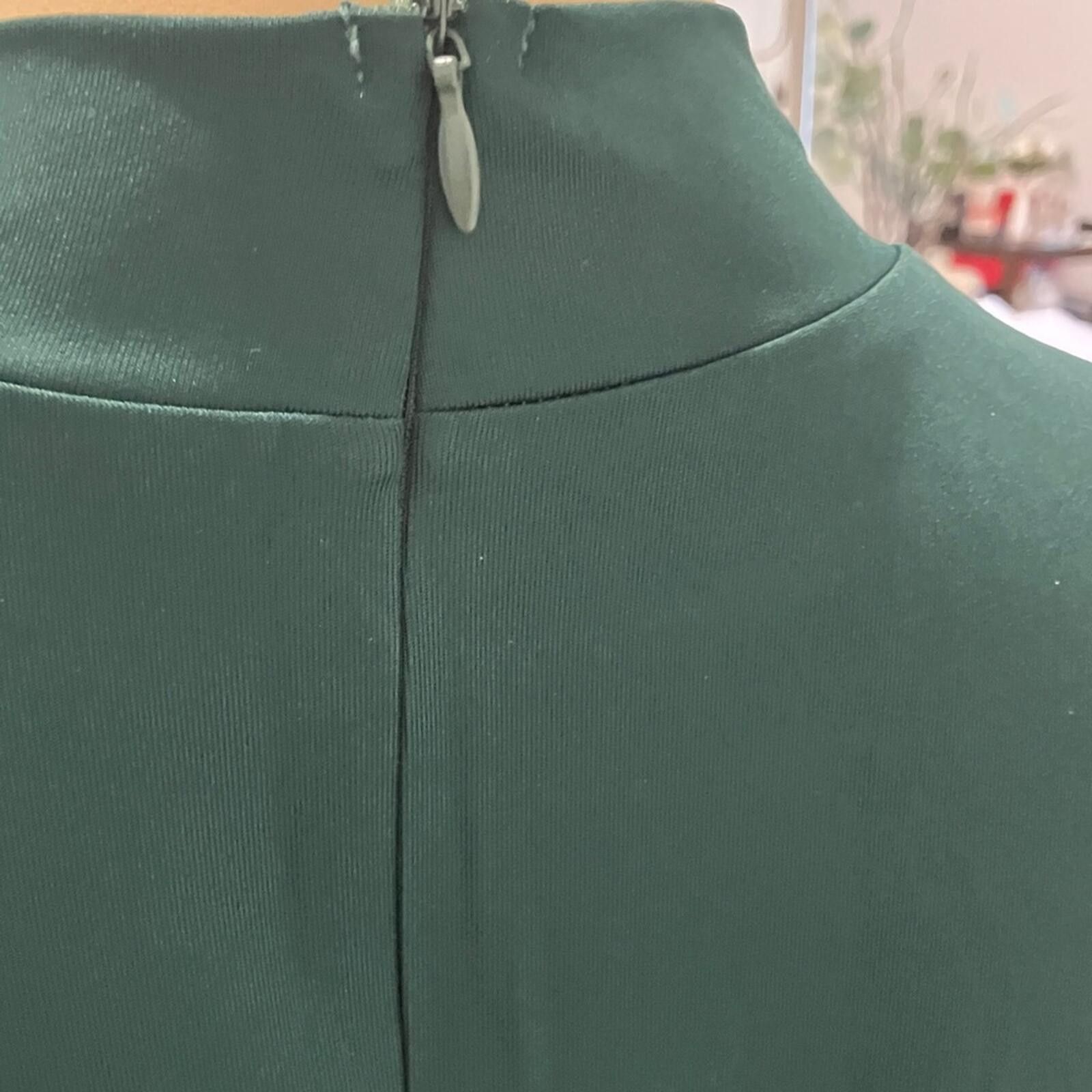 Other NIB Source Unknown Dark Green Long-Sleeve Jumpsuit Size 42" / US 20 - 2 Thumbnail