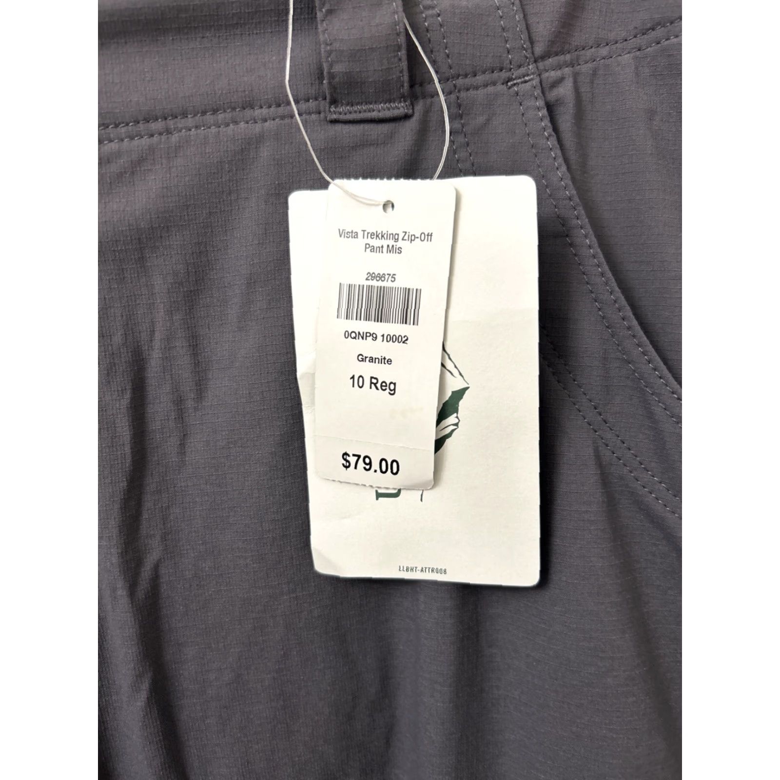 Vintage VINTAGE LL Bean Pants Womens 10 Gray Vista Trekking Zip Off Straight Leg Cargo 296675 Size 32" / US 10 / IT 46 - 5 Thumbnail