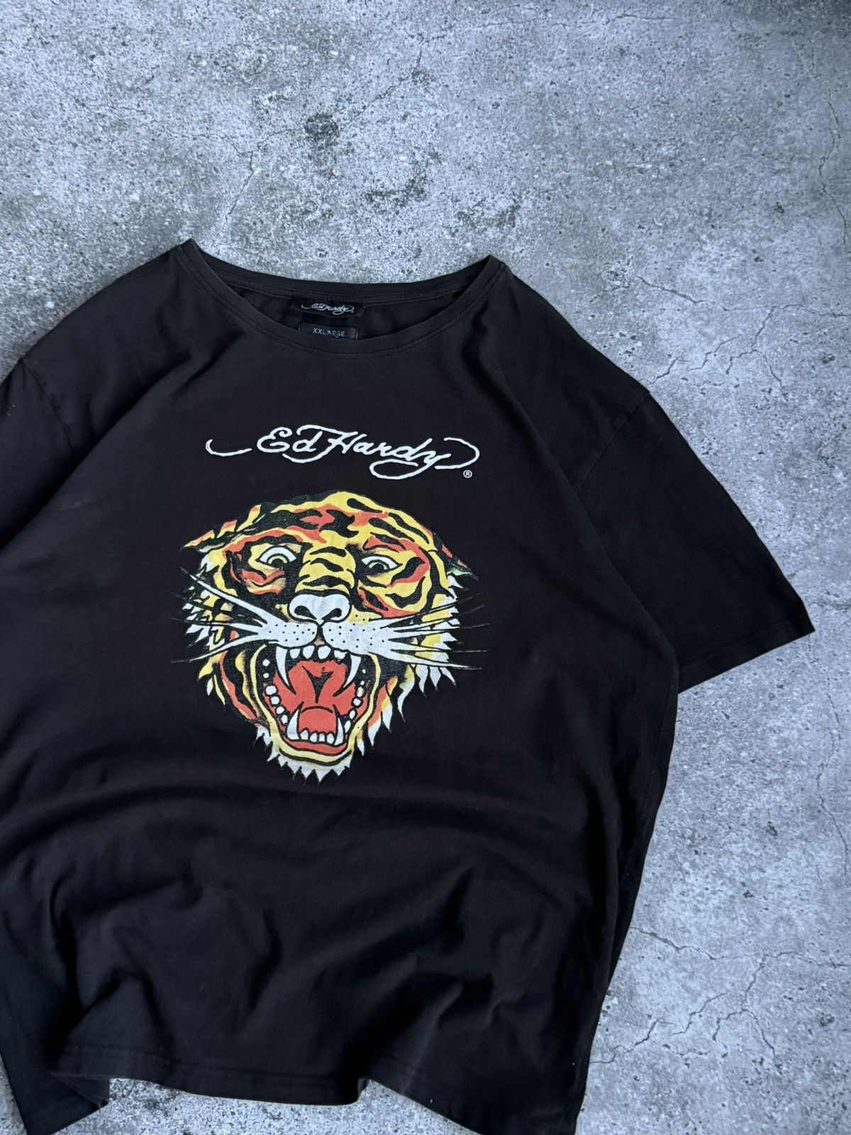 Ed Hardy Vintage Ed Hardy Y2K tiger oversized t-shirt Size US XXL / EU 58 / 5 - 3 Thumbnail
