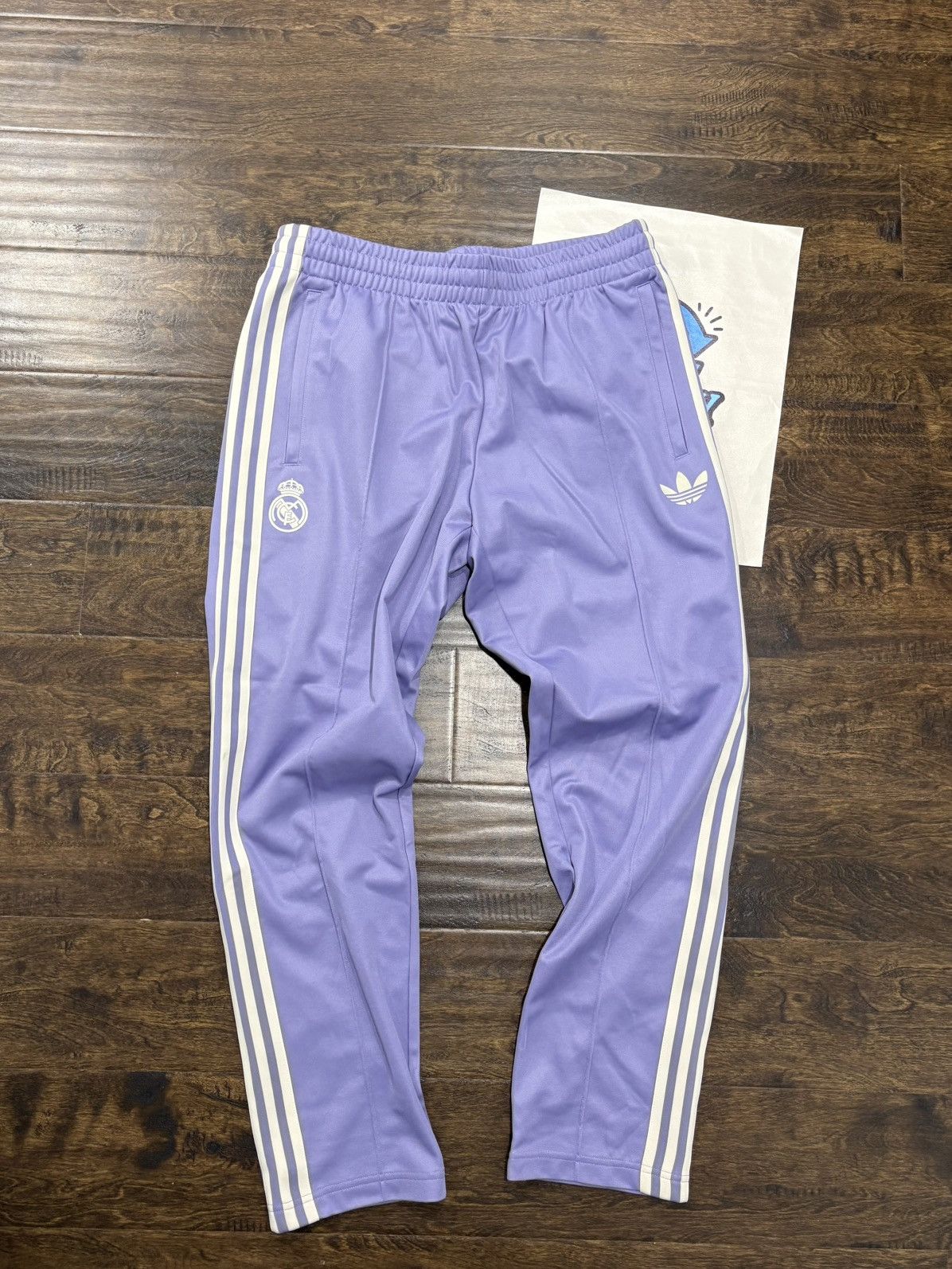 Adidas ADIDAS X REAL MADRID PURPLE TRACK PANTS Size US 34 / EU 50 - 1 Thumbnail