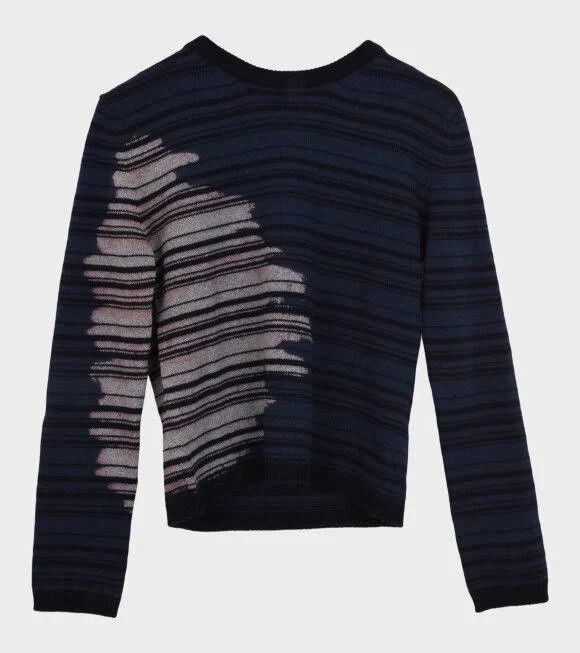 image of Maison Margiela O1W1Db10324 Sweaters In Navy Blue, Women's (Size Medium)