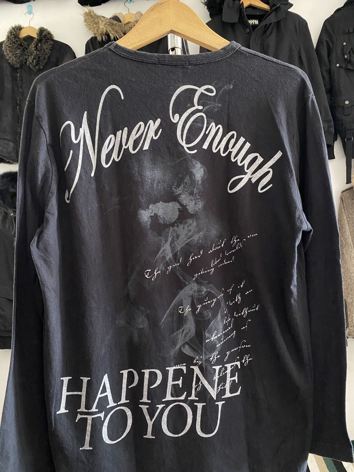 If Six Was Nine Japanese Clash A Head Poem Longsleeve Tee Size US XL / EU 56 / 4 - 12 Thumbnail