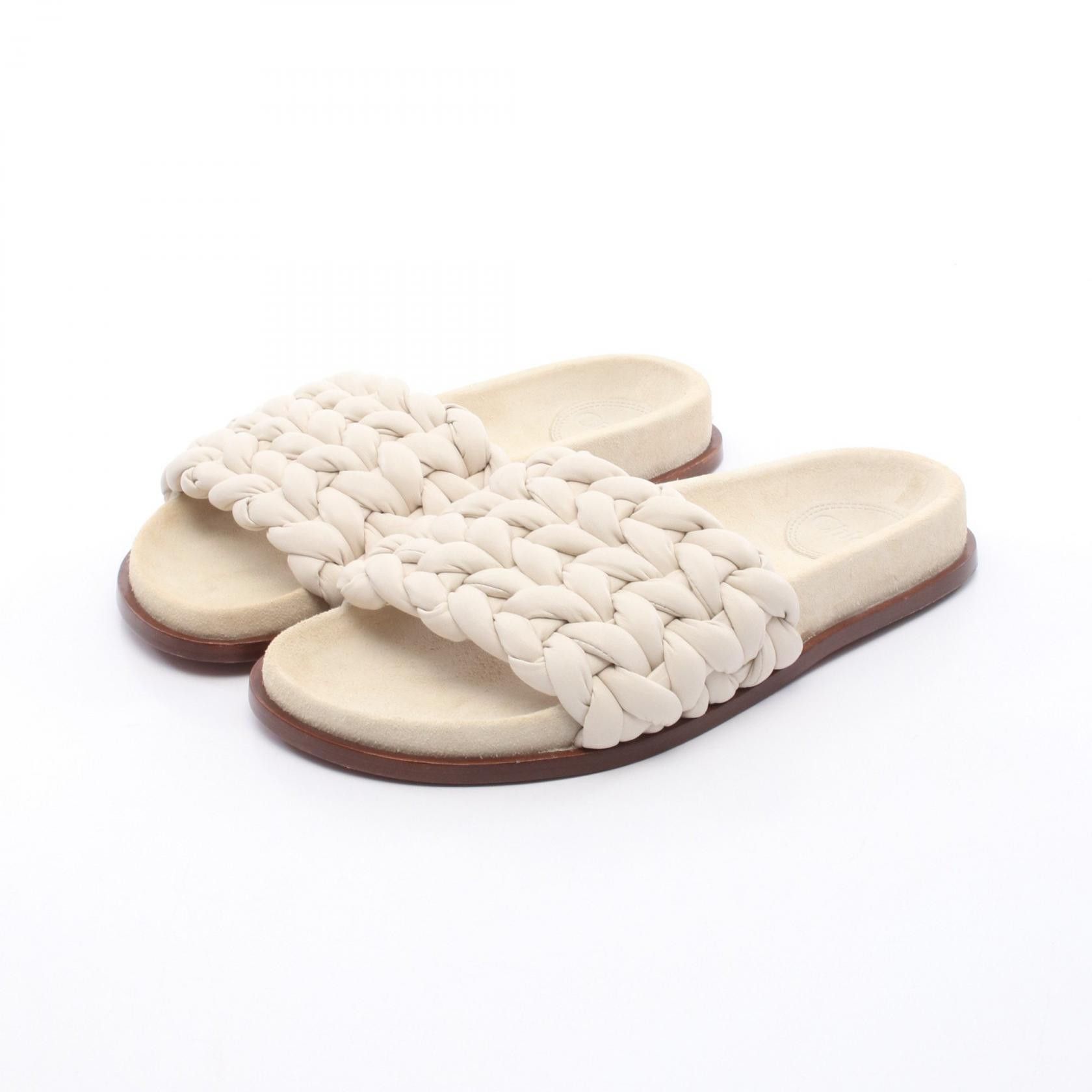 Chloe Chloe Braided Leather Sandals Leather Shoes DUTY FREE for USA