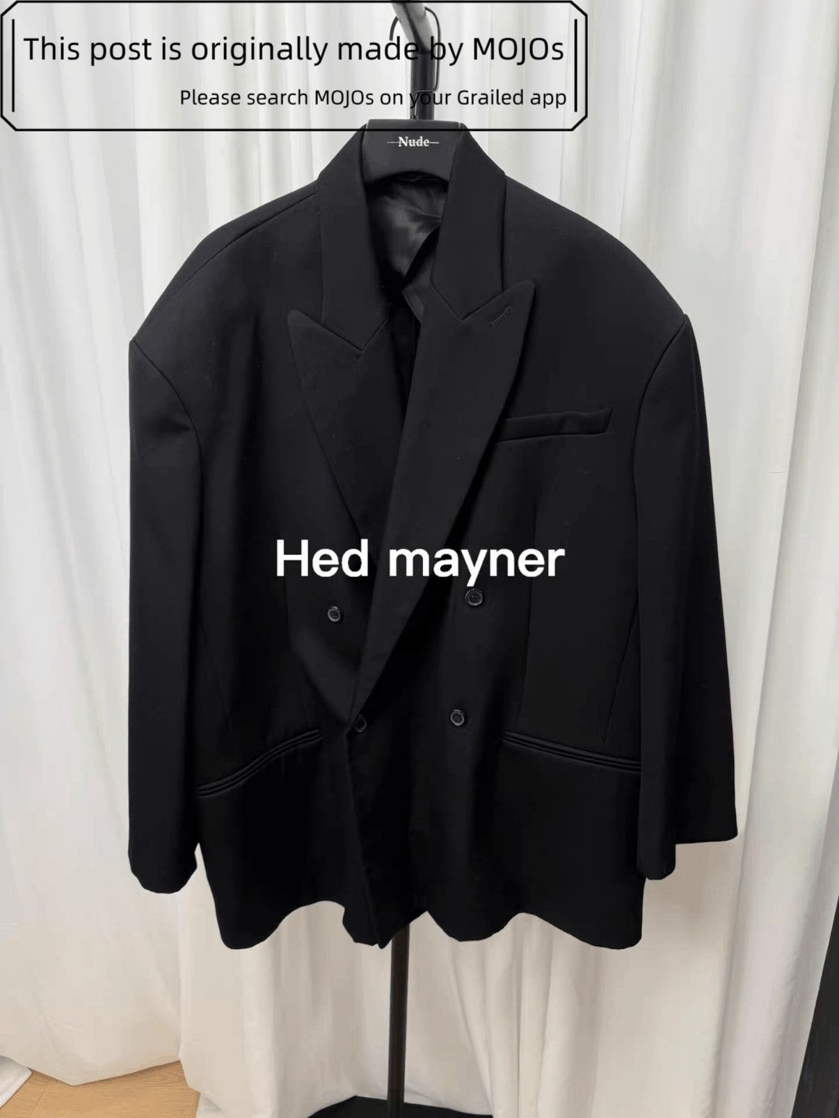 Hed Mayner Hed Mayner 22AW Oversized Blazer mojos12132024 Size US S / EU 44-46 / 1 - 1 Thumbnail