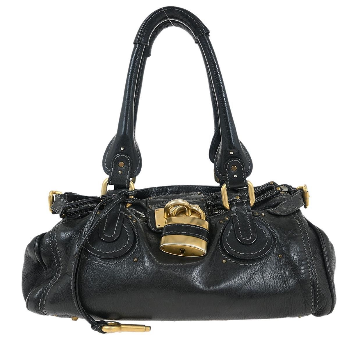 Chloe Chloe Paddington Lock Satchel Leather Size ONE SIZE - 1 Thumbnail
