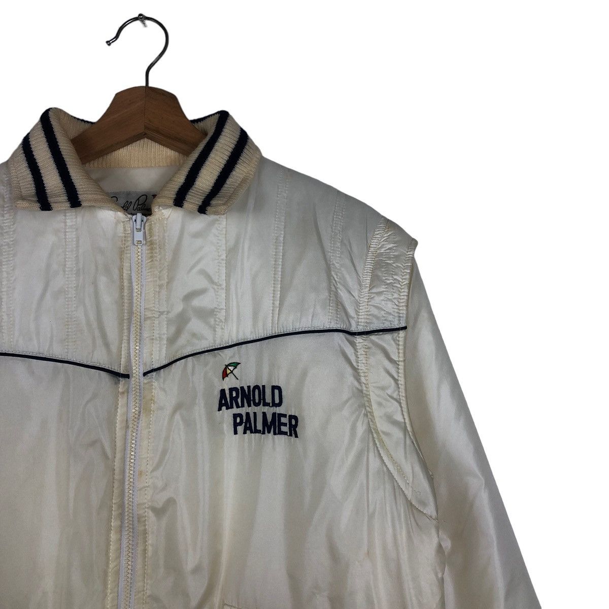 Japanese Brand 🔥90’s Vintage Bomber Jacket Quilted Arnold Palmer Japan Size US M / EU 48-50 / 2 - 6 Thumbnail