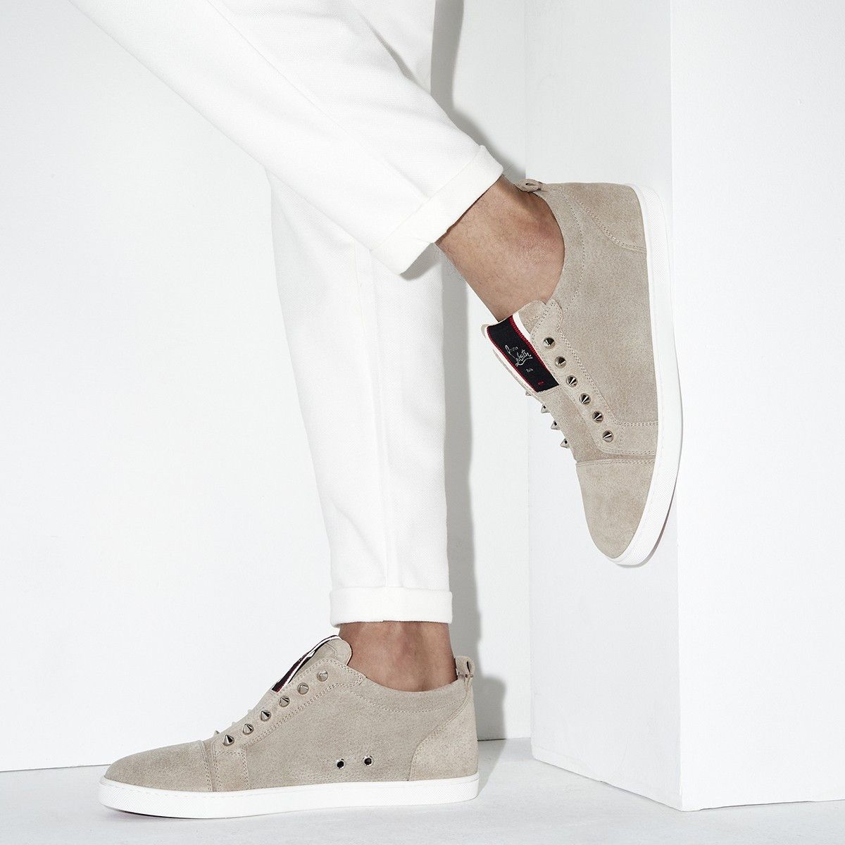 Christian Louboutin o1bcso1str0825 F.A.V Fique A Vontade in Beige Size US 10 / EU 43 - 6 Thumbnail