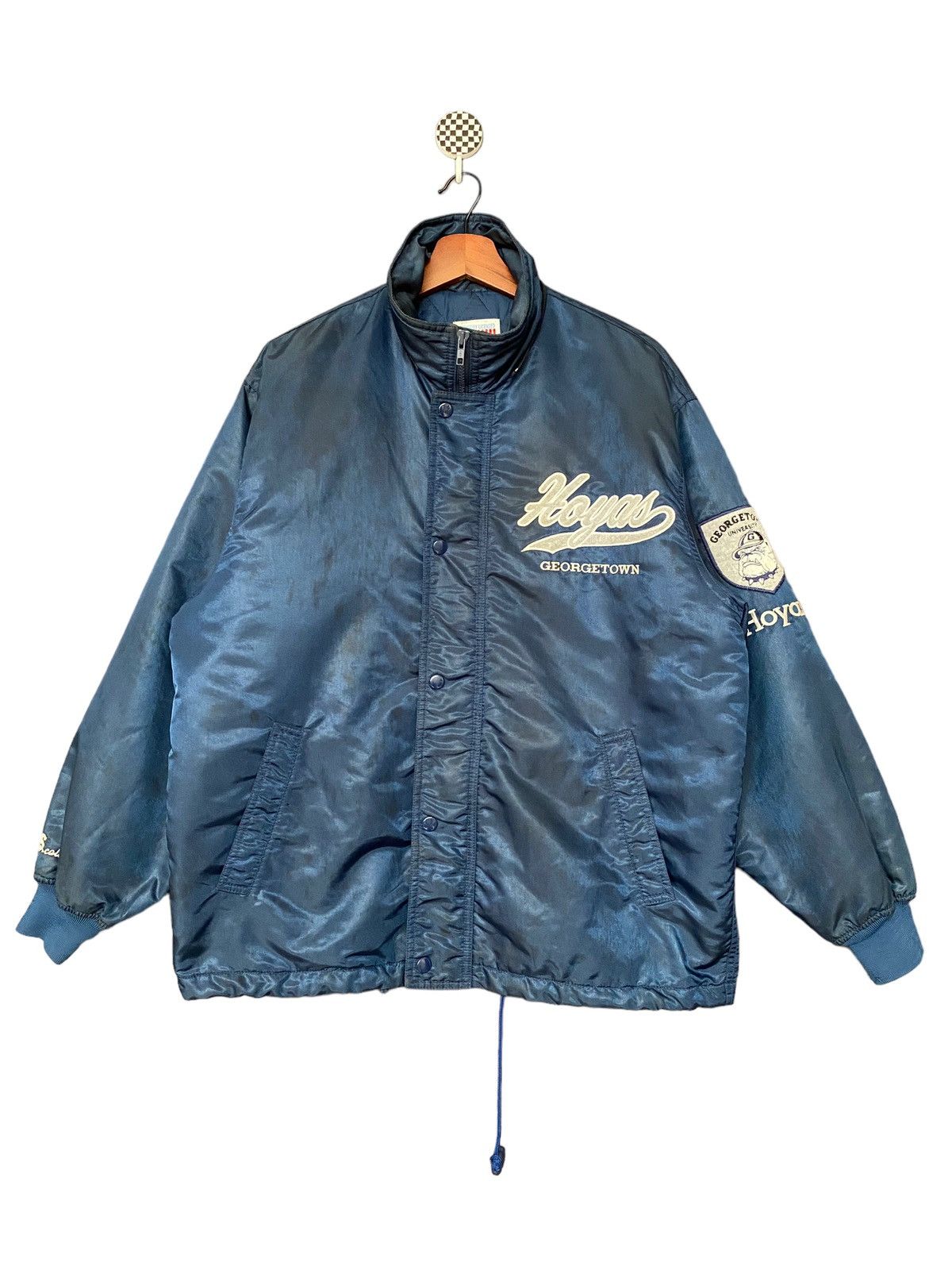 Japanese Brand Vintage Basketball Team Georgetown Hoyas Jacket 1990s Size US M / EU 48-50 / 2 - 1 Thumbnail