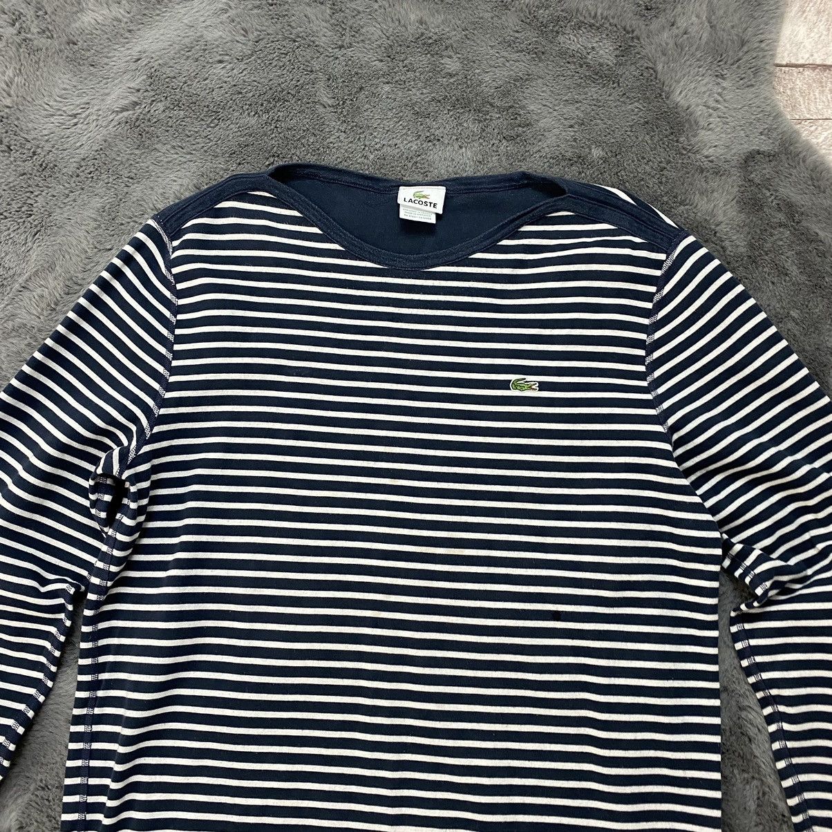 Japanese Brand × Lacoste Vintage Lacoste Sweater Striped Mini Logo Avant Garde Luxury Size US M / EU 48-50 / 2 - 6 Thumbnail