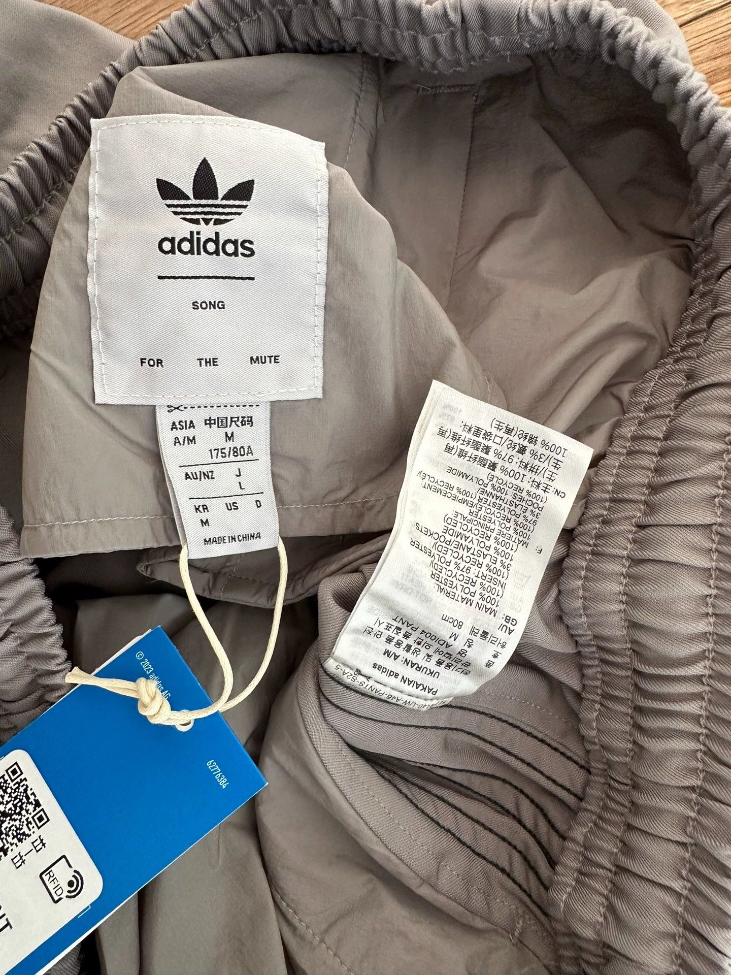 Adidas Adidas x Song4Mute 24FW Relaxed Track Pant Gray-Grn M New Size US 32 / EU 48 - 3 Thumbnail