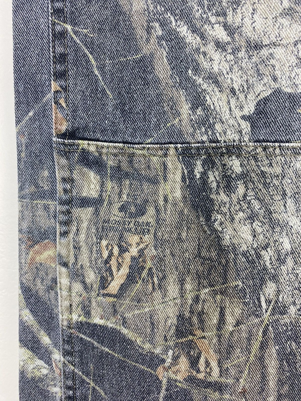 Vintage Faded Wrangler Double Knee Mossy Oak Real Tree y2k
