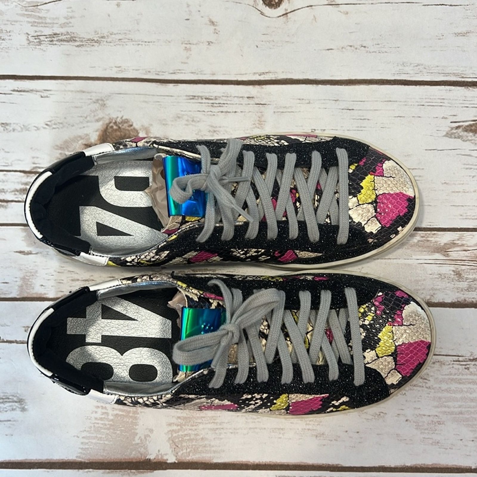 P448 P448 S21 John-W Sneaker Snakeskin Print and Glitter Size US 8.5 / IT 38.5 - 9 Thumbnail