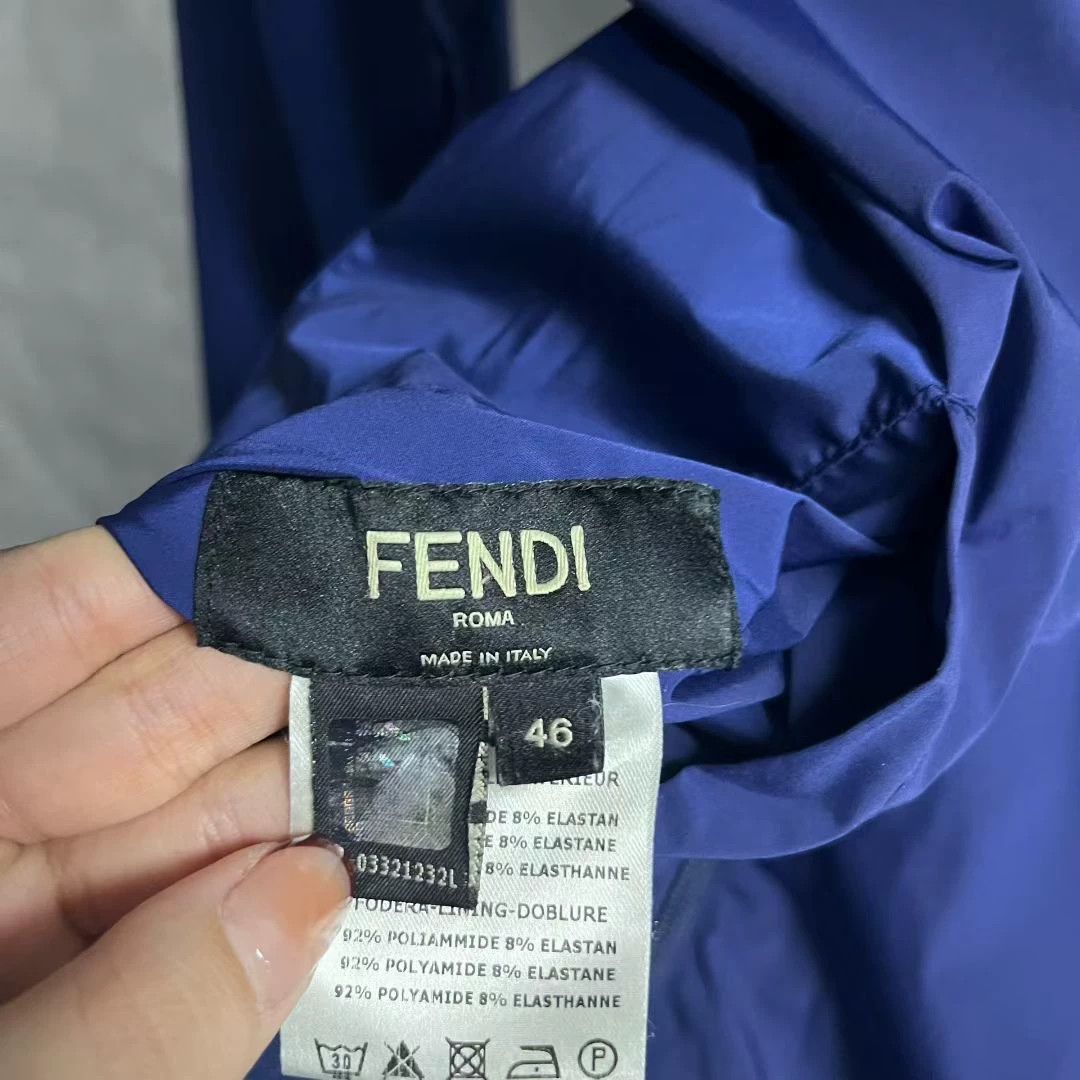 Fendi gray monster print hooded jacket Size US M / EU 48-50 / 2 - 2 Thumbnail