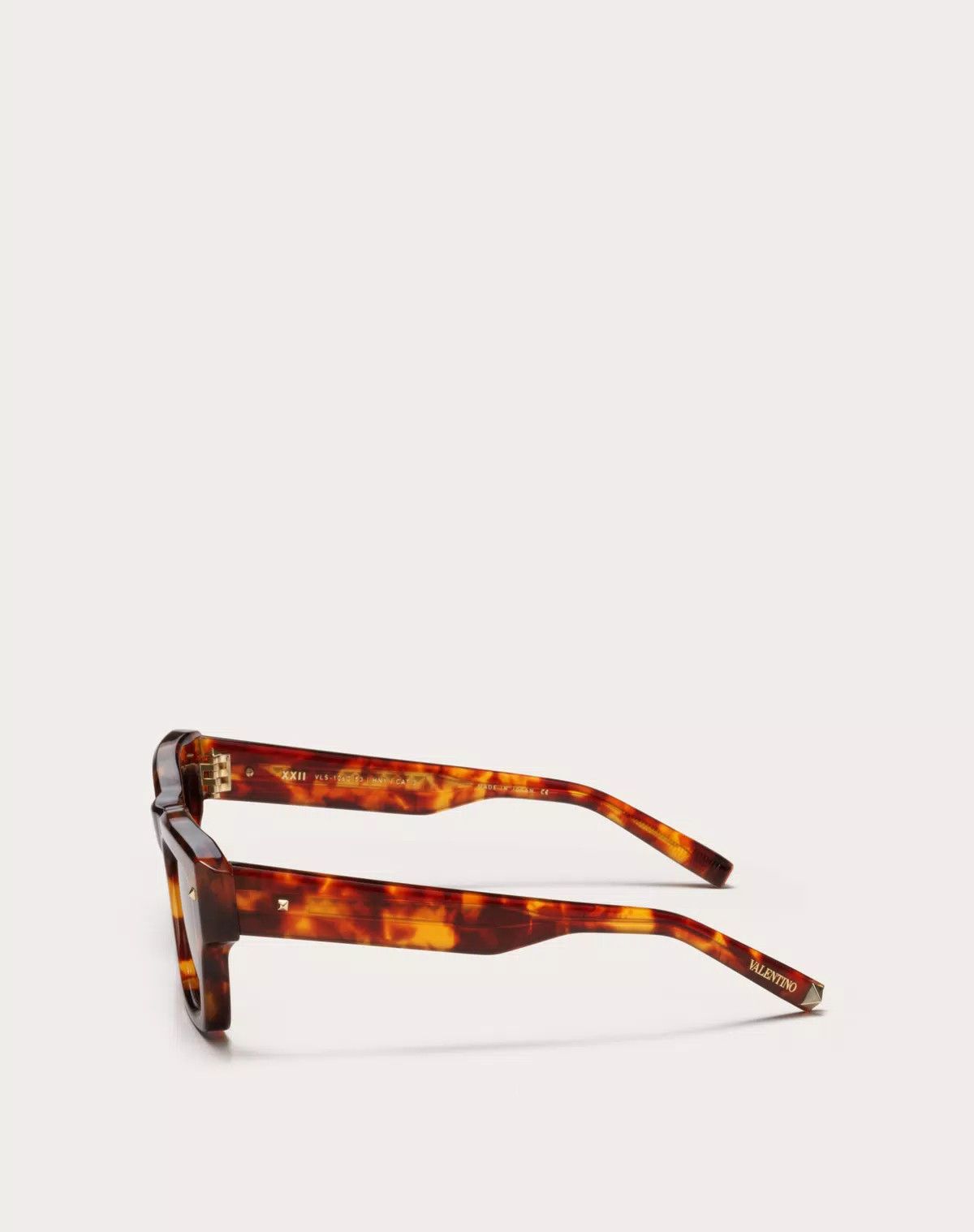 Valentino oc11z0725 Size:53/Rectangular Acetate Frame in Brown Size ONE SIZE - 3 Thumbnail