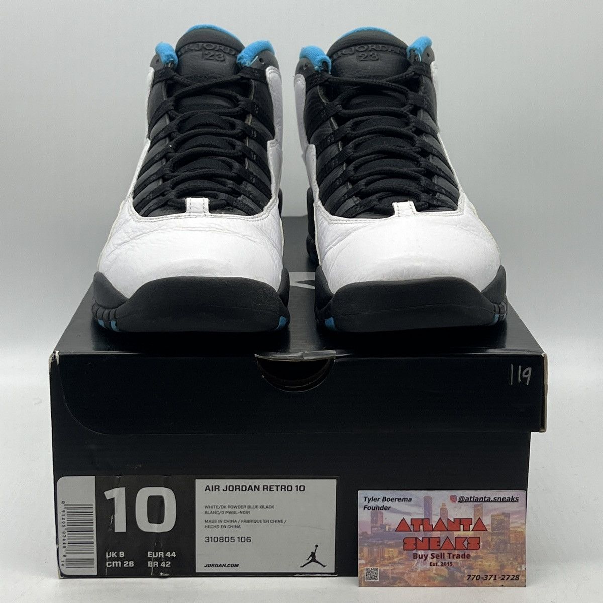 Air Jordan 10 powder blue