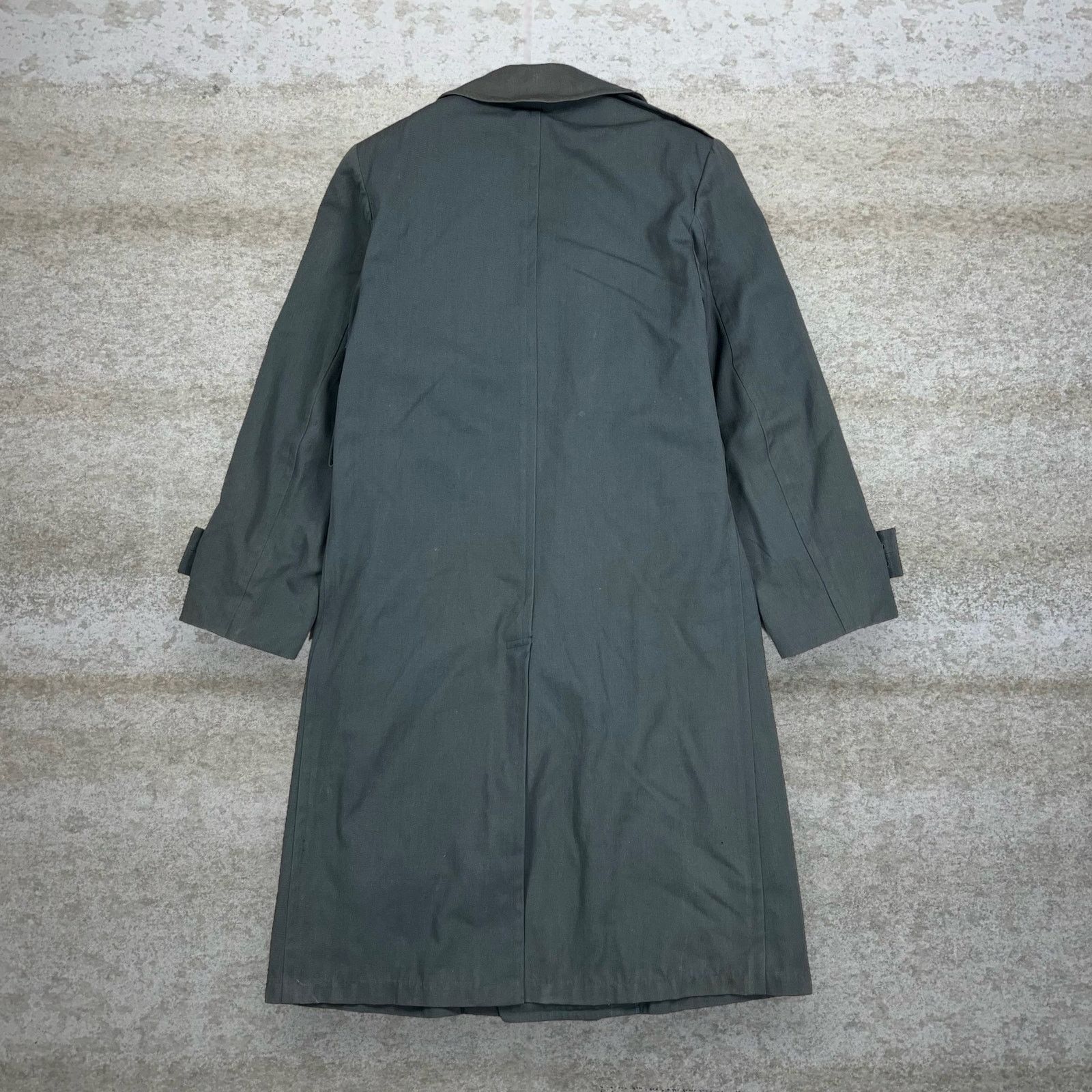 Vintage Vintage 90s Military Trench Coat Mens L Button Up Wool 36L Size US L / EU 52-54 / 3 - 2 Thumbnail