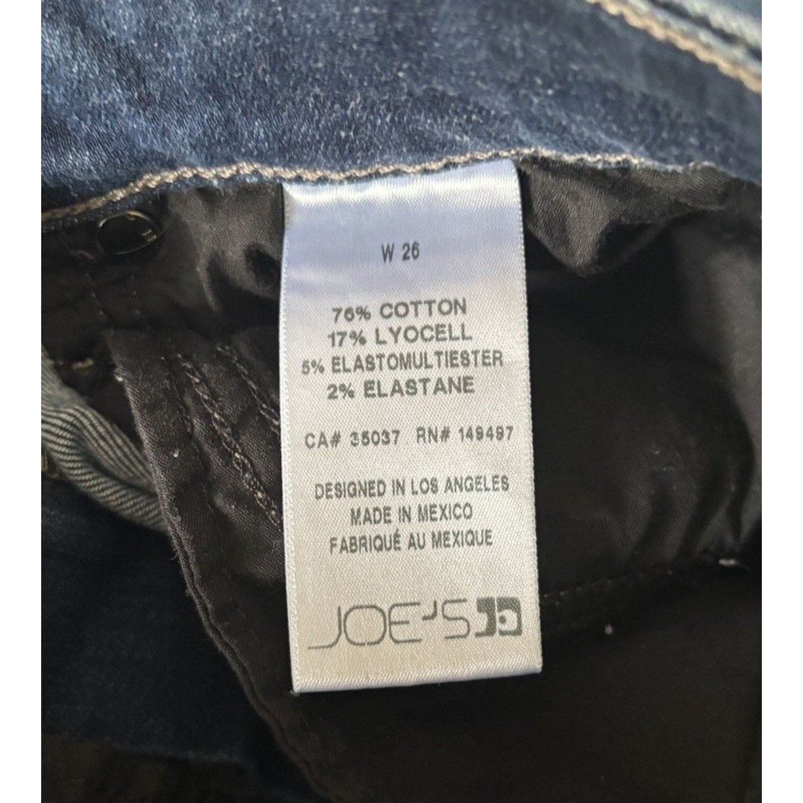 Joe's Joe's Jeans The Bella High Rise Skinny Ankle Dark Wash Size 26" / US 2 / IT 38 - 3 Thumbnail