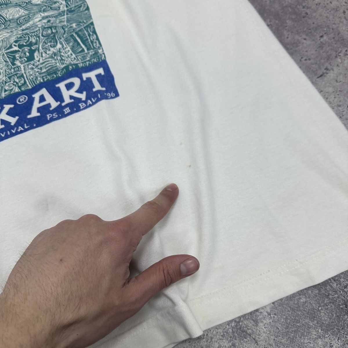 Vintage Vintage 90s Bali Rock Art tee Culture Survival Boping y2k og Size US XL / EU 56 / 4 - 5 Thumbnail