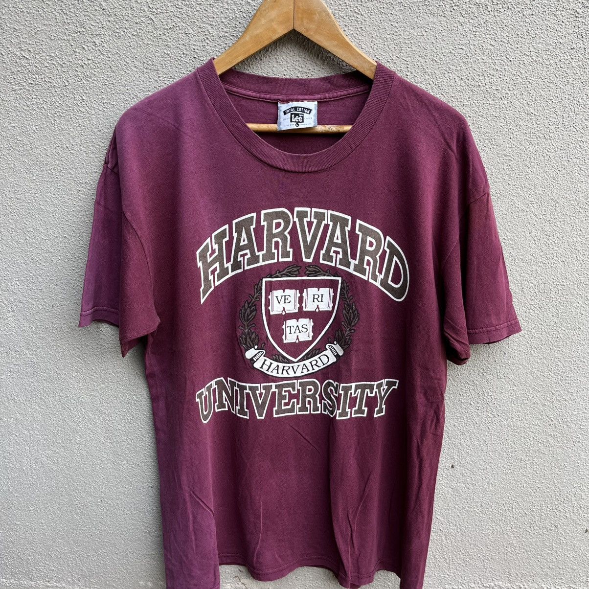 Vintage Vintage 90s HARVARD UNIVERSITY tee Size US L / EU 52-54 / 3 - 2 Thumbnail