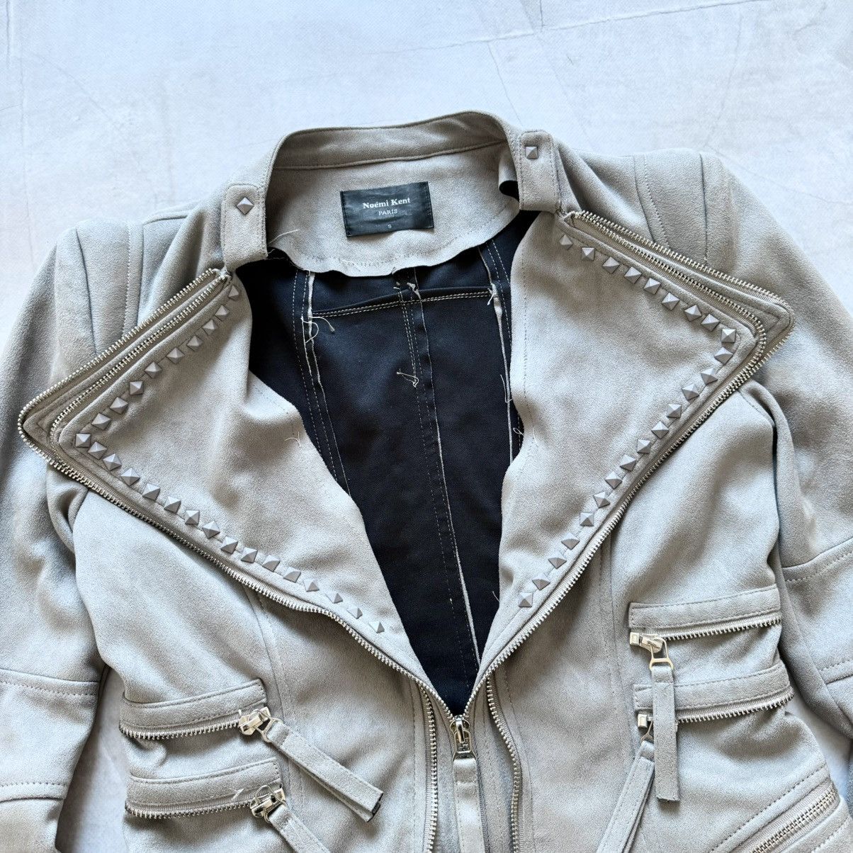 Hysteric Glamour × Undercover 00s Military Zipper Jacket Japan Napoleon Rick Owens Vibe Size S / US 4 / IT 40 - 4 Thumbnail