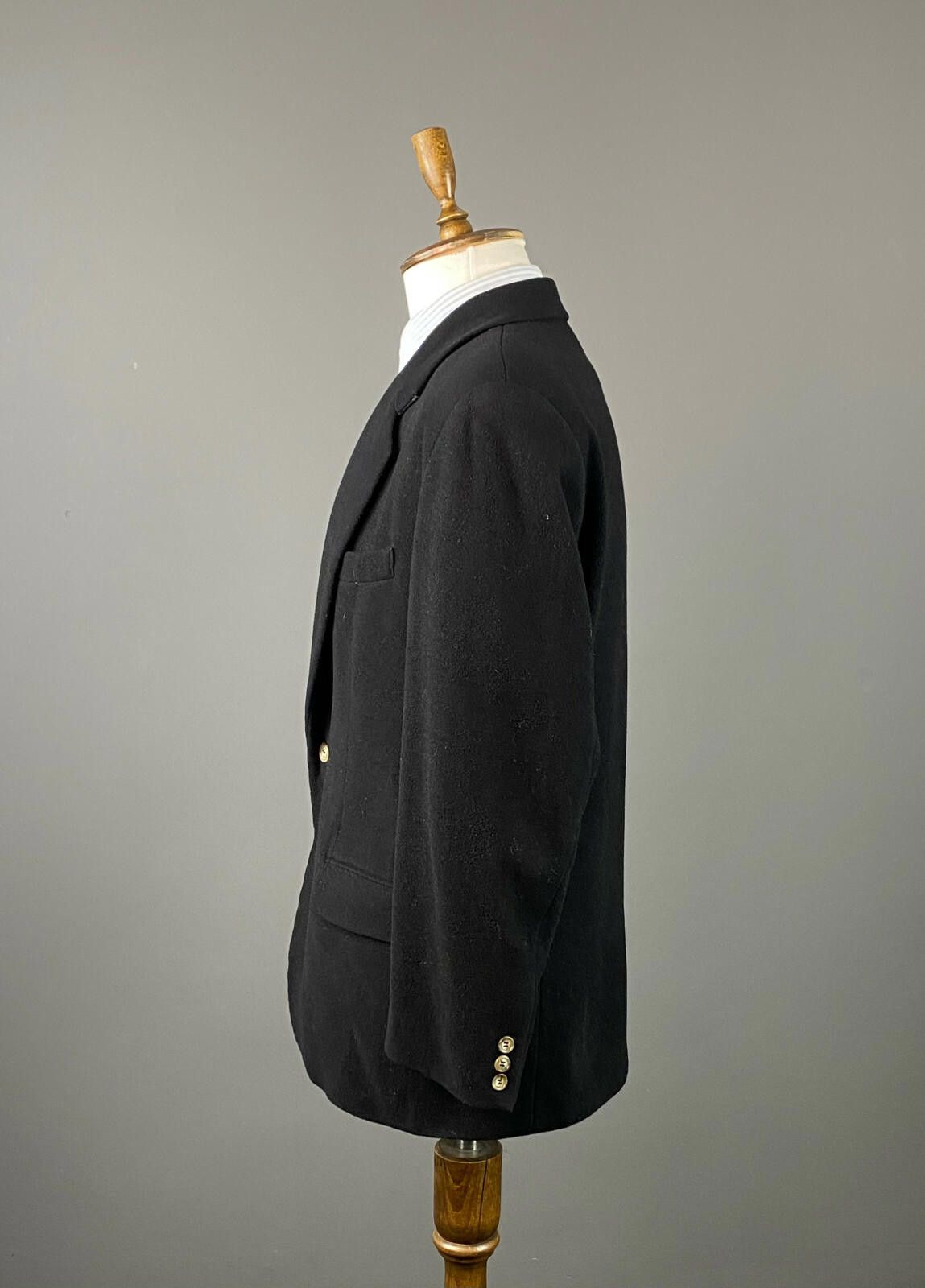 Boneville Men Boneville Black Wool Blazer Coat Jacket Size 50 Size US M / EU 48-50 / 2 - 4 Thumbnail