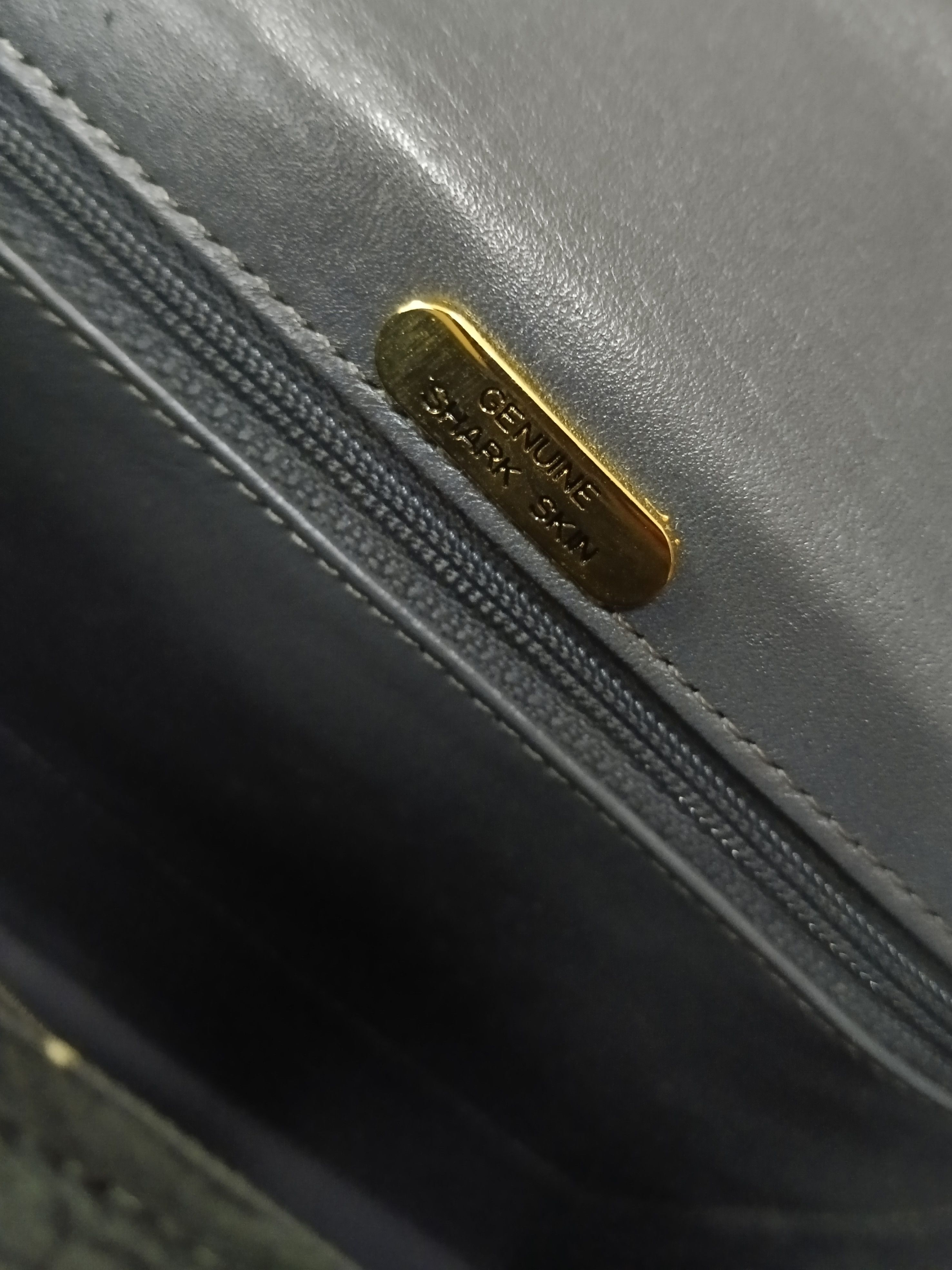 Leather Birkin Leather Shark Skin Size ONE SIZE - 6 Thumbnail