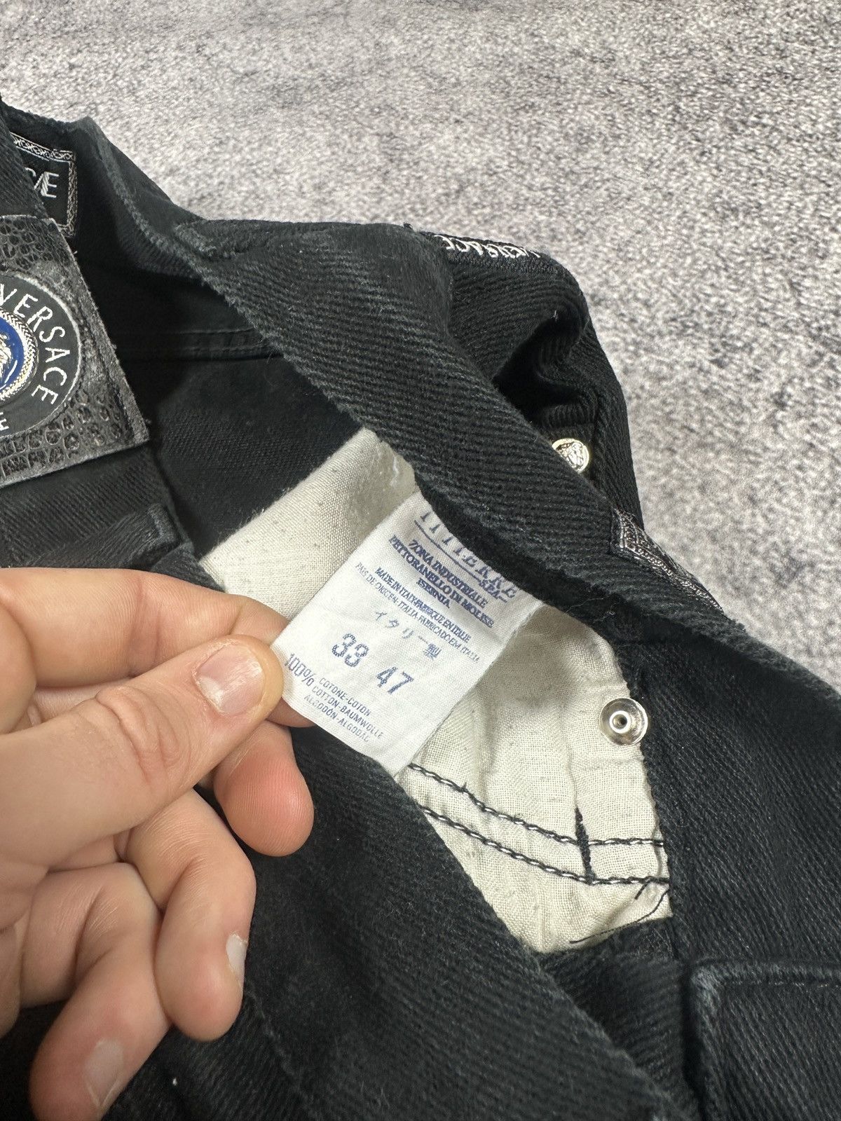 Versace Jeans Couture Vintage Versace jeans couture pants Streetwear luxury hype Size US 33 - 6 Thumbnail