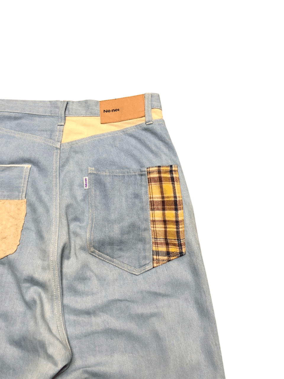 Ne-Net Ne-Net by Issey Miyake Patchwork Dnim Pants Size 32" / US 10 / IT 46 - 7 Thumbnail