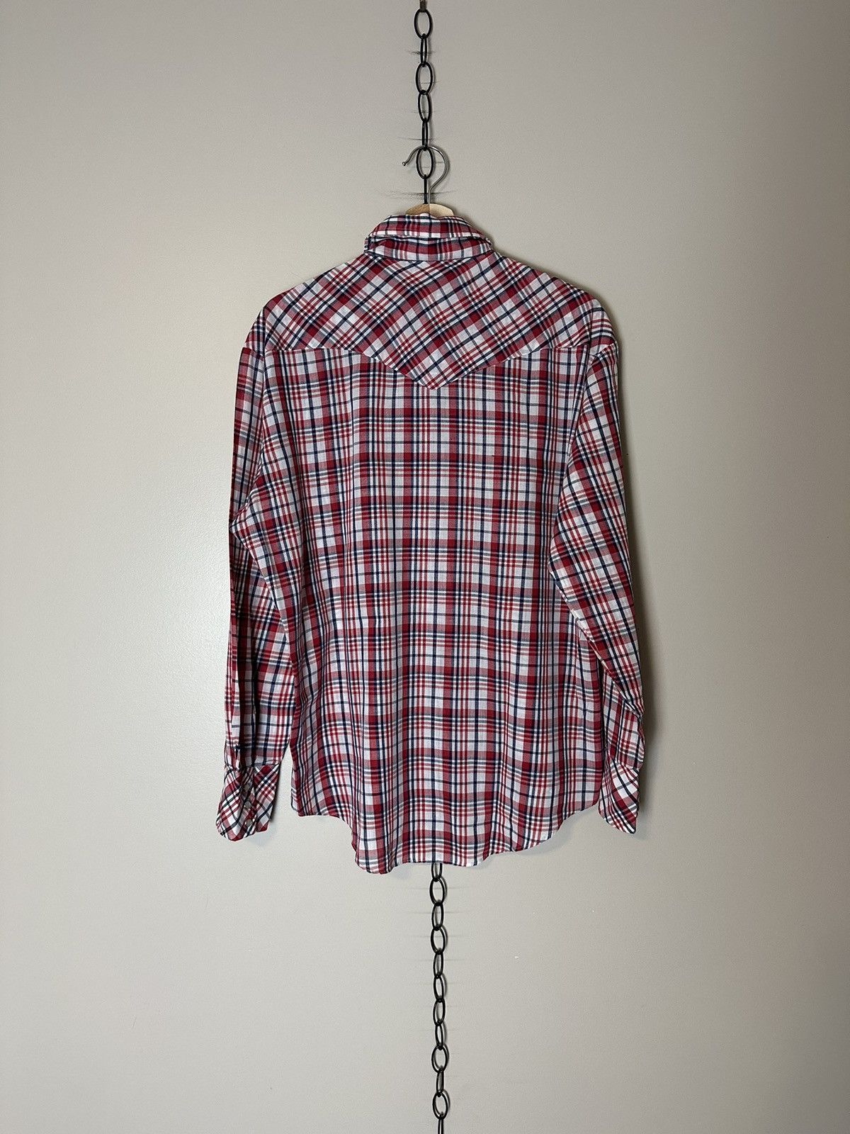 Vintage Vintage 1980s High Country Pearl Snap Plaid Shirt Size XL Size US XL / EU 56 / 4 - 2 Thumbnail