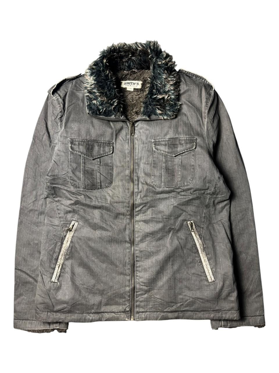Japanese Brand 2000s Smith's American Fur Sherpa Faded Riders Jacket Size US L / EU 52-54 / 3 - 1 Thumbnail
