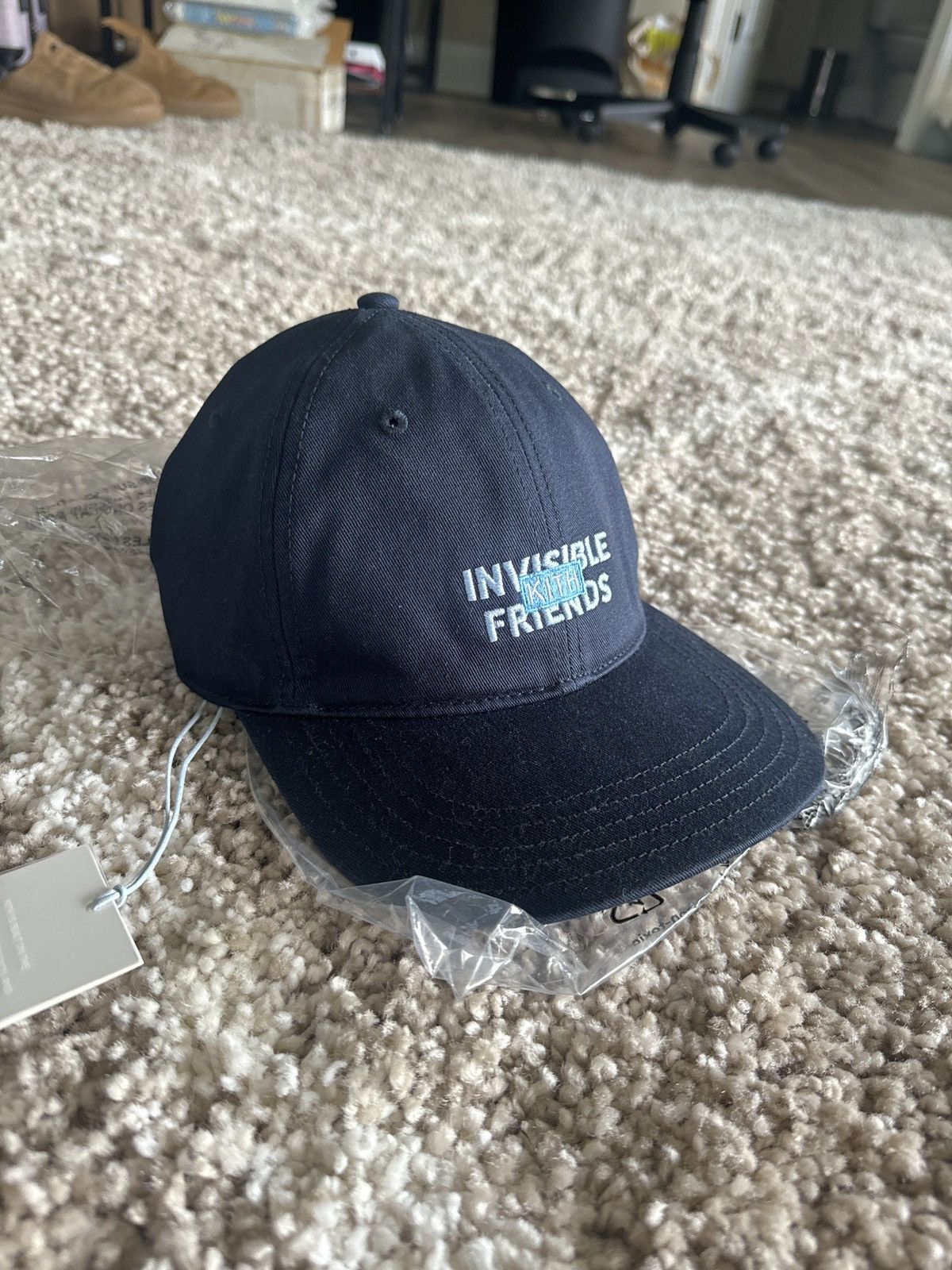 image of Kith Invisible Friends Hat New in Navy, Men's