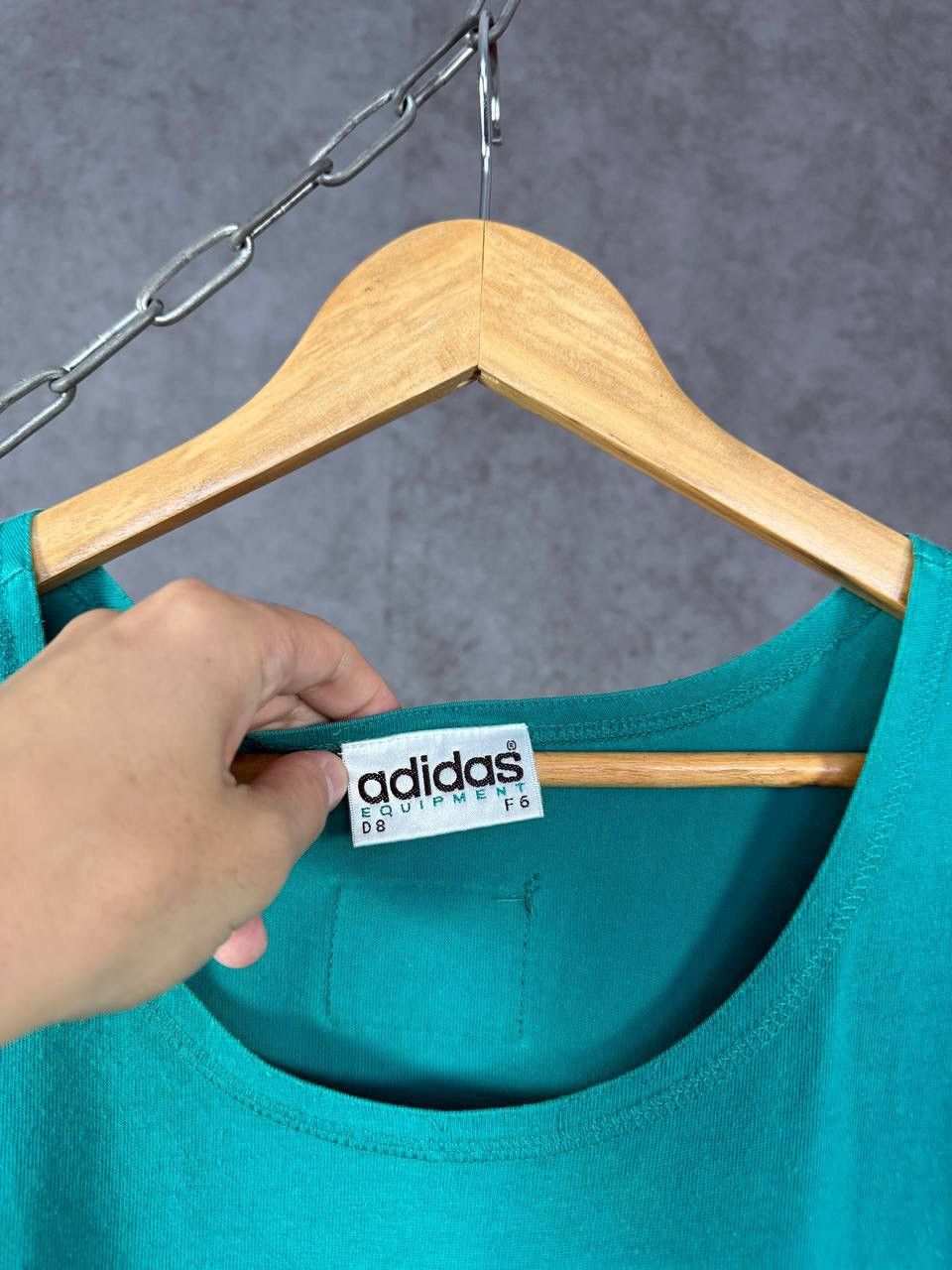 Adidas Adidas Equipment vintage center logo tank top Size US XL / EU 56 / 4 - 4 Thumbnail