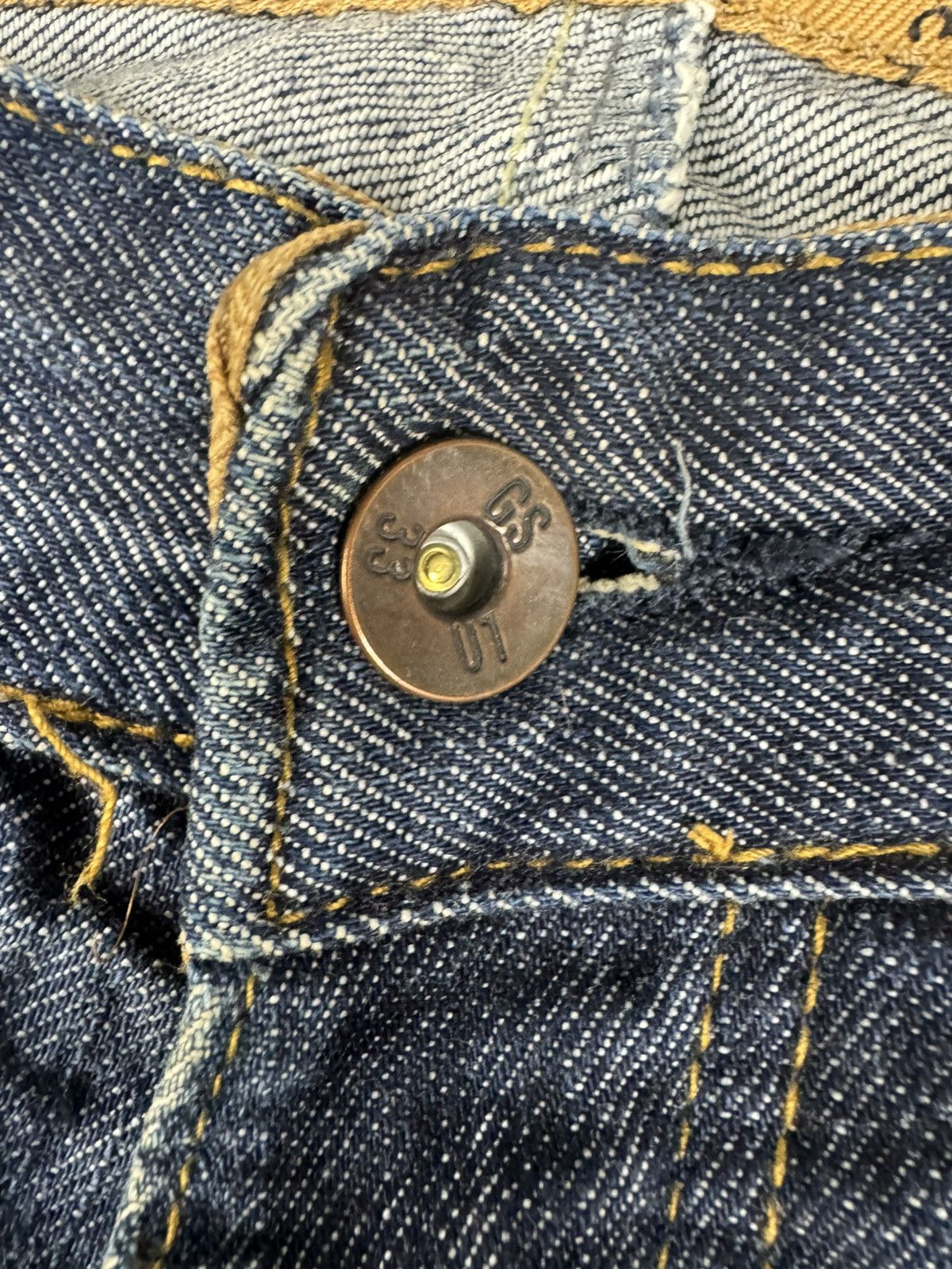 G-Star × Japanese Brand Vintage Y2K G-Star RAW radar biker denim jeans Size US 31 - 15 Thumbnail
