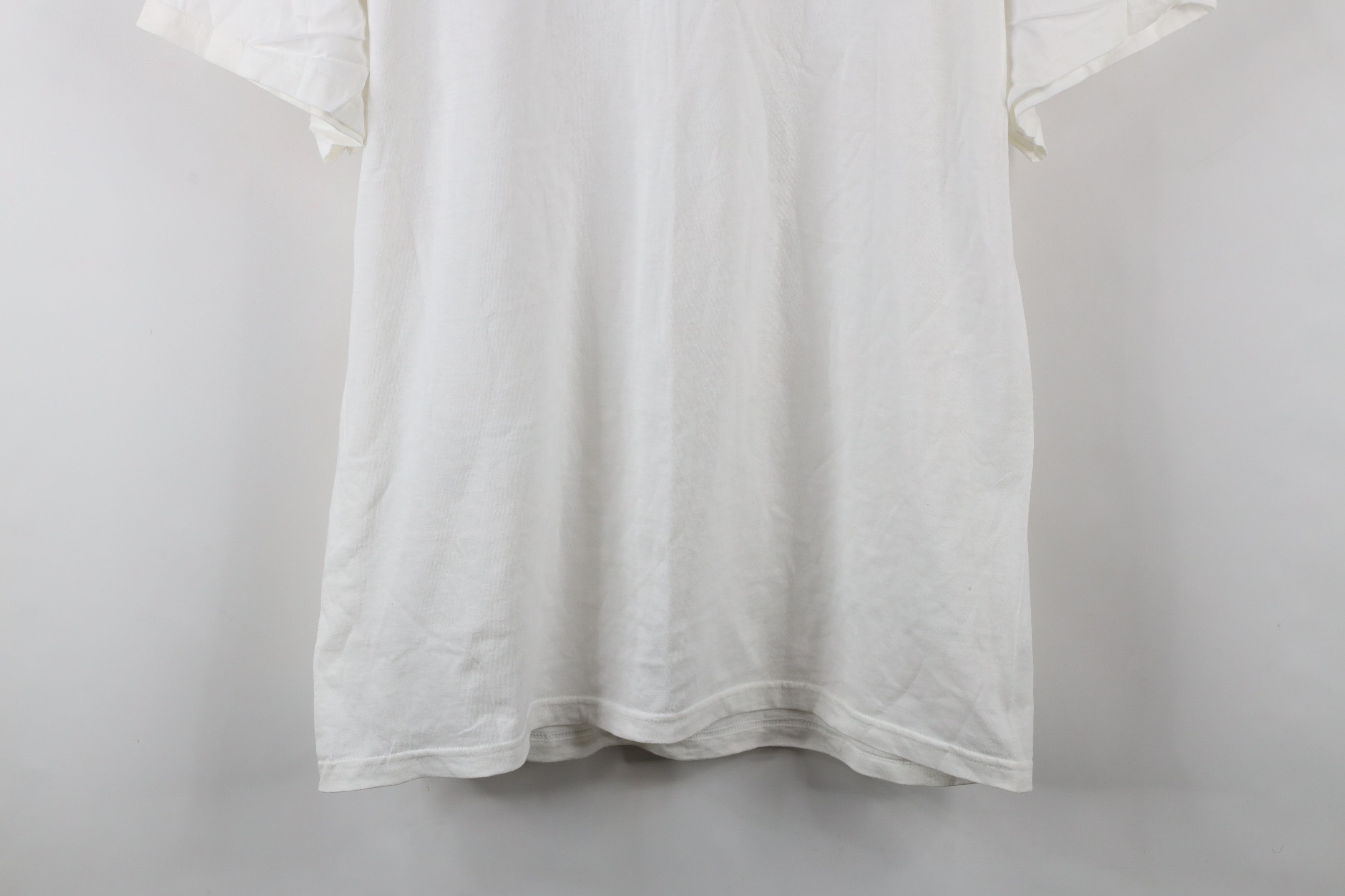 Vintage Vintage 90s Streetwear Cotton Short Sleeve T-Shirt White Size US XL / EU 56 / 4 - 3 Thumbnail