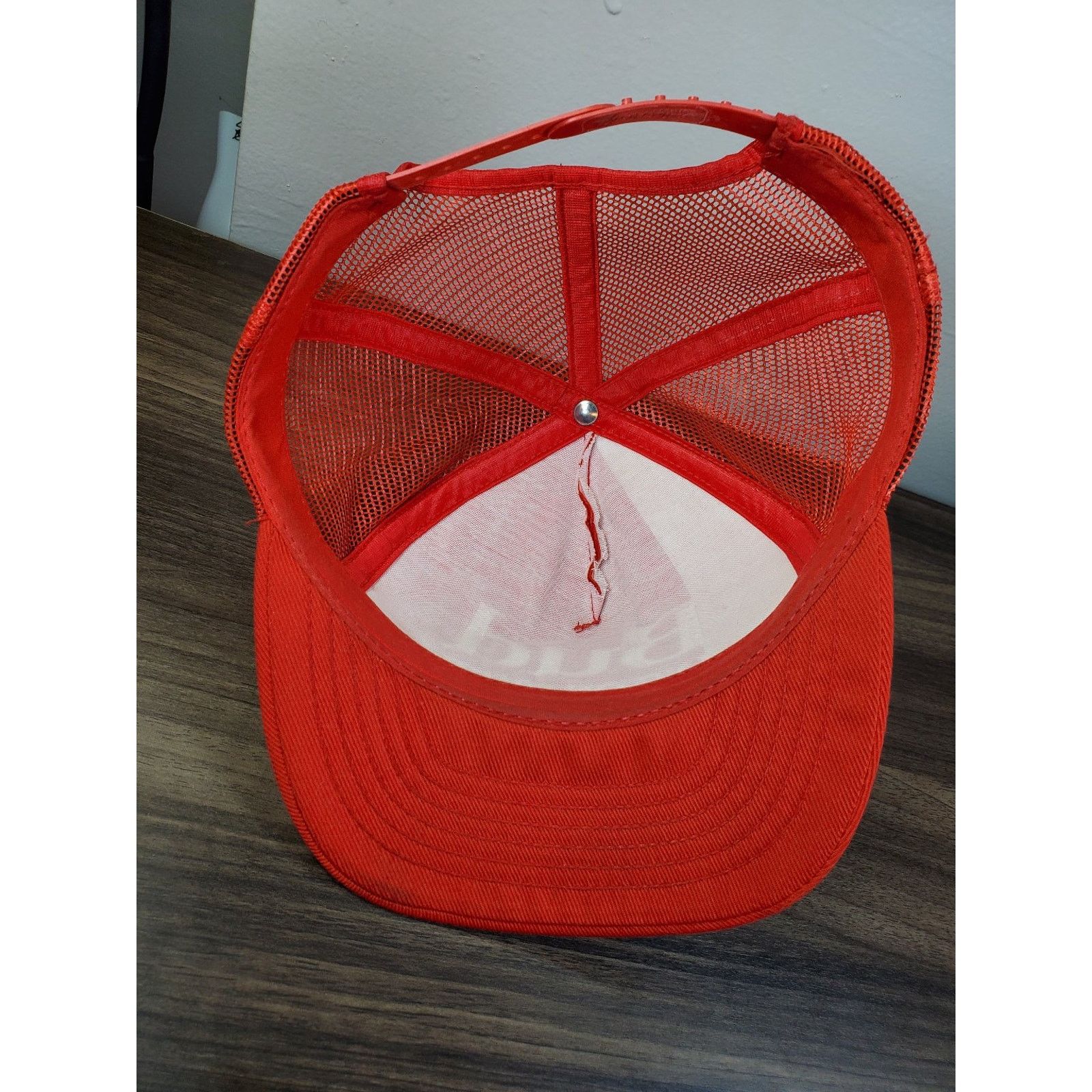 Swingster × Vintage Bud King of Beers Snapback Cap Trucker Hat Red Budweiser USA Size ONE SIZE - 8 Thumbnail