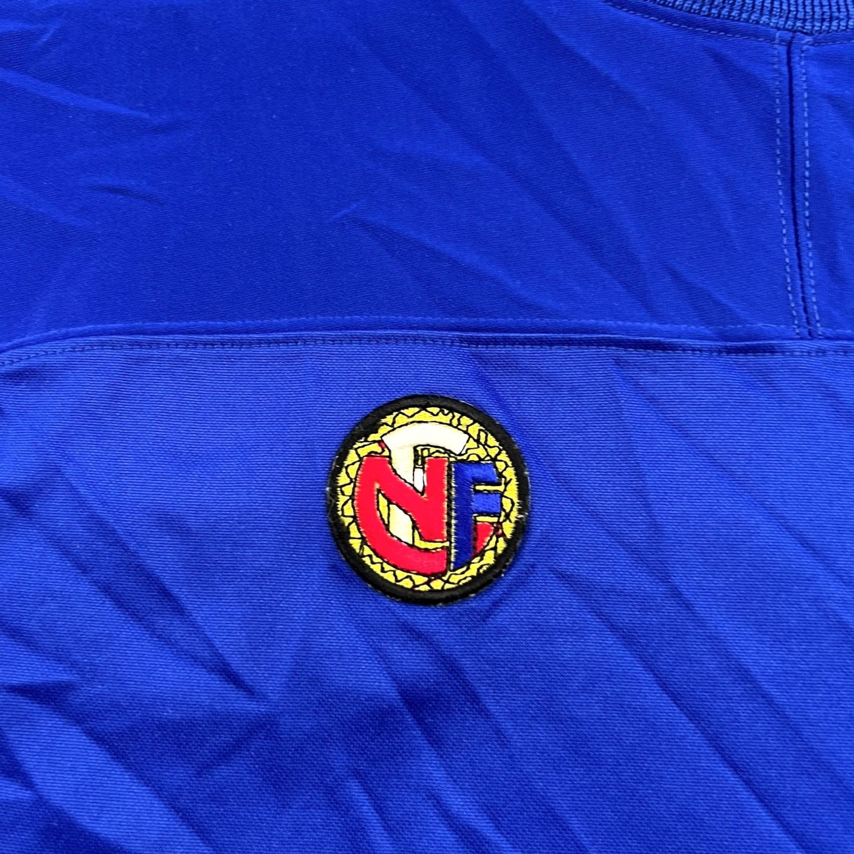 Umbro VINTAGE Umbro Football Jersey Mens 90s Norway Medium Blue Short Sleeve Pullover Quick Dry Moisture Wicking Football Federation T-Shirt Size US L / EU 52-54 / 3 - 3 Thumbnail