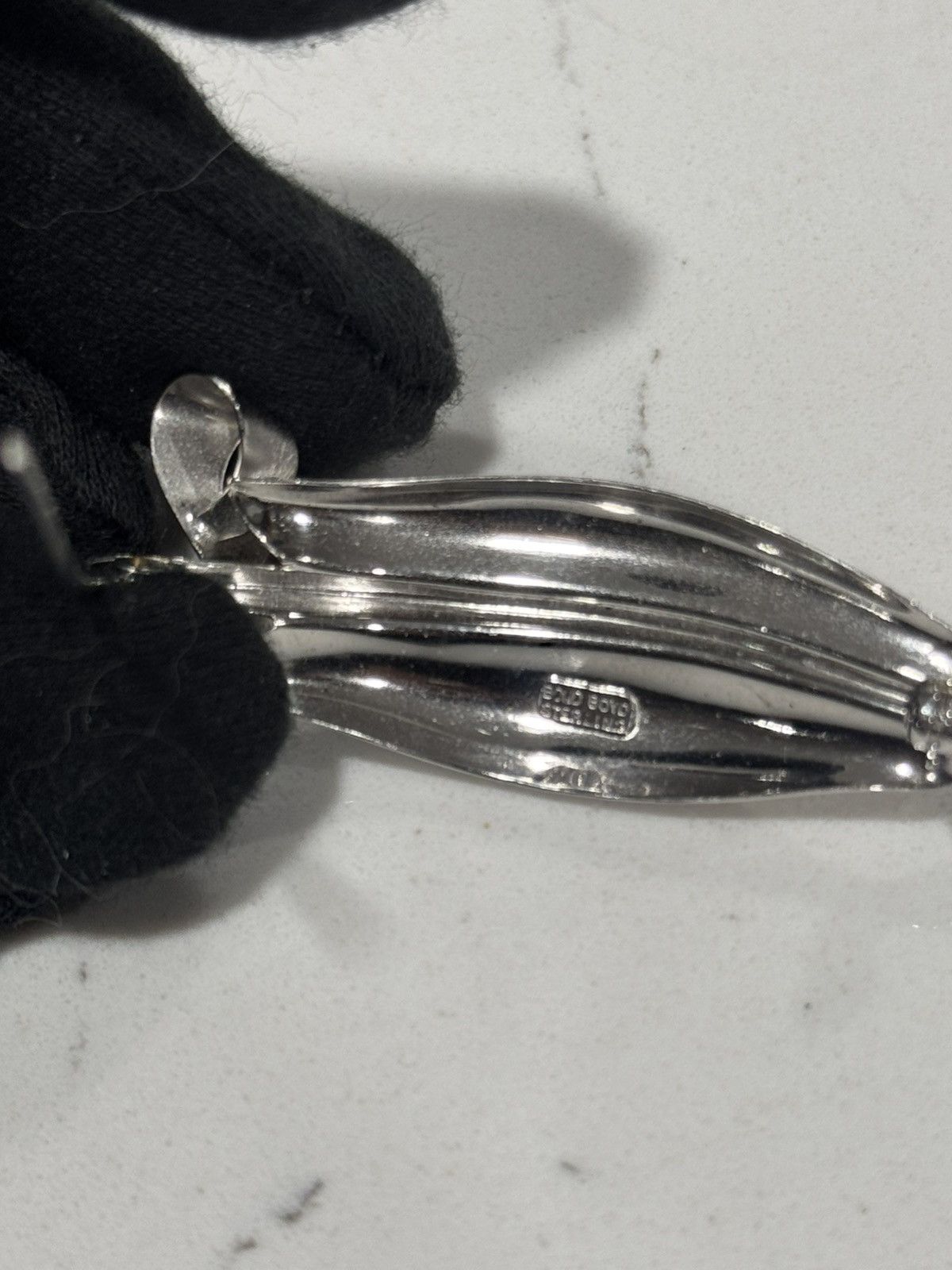 Sterling Silver Vintage Bond Boyd Sterling Silver Brooch Size ONE SIZE - 3 Thumbnail