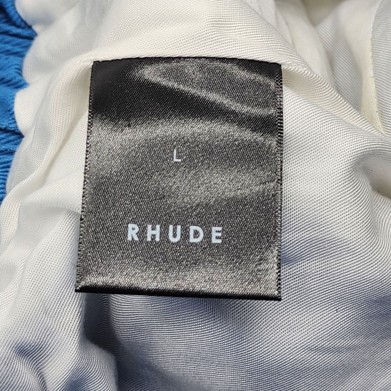 Rhude Bandana Print Drawstring Cotton Shorts Blue Size Large Size US 34 / EU 50 - 6 Thumbnail