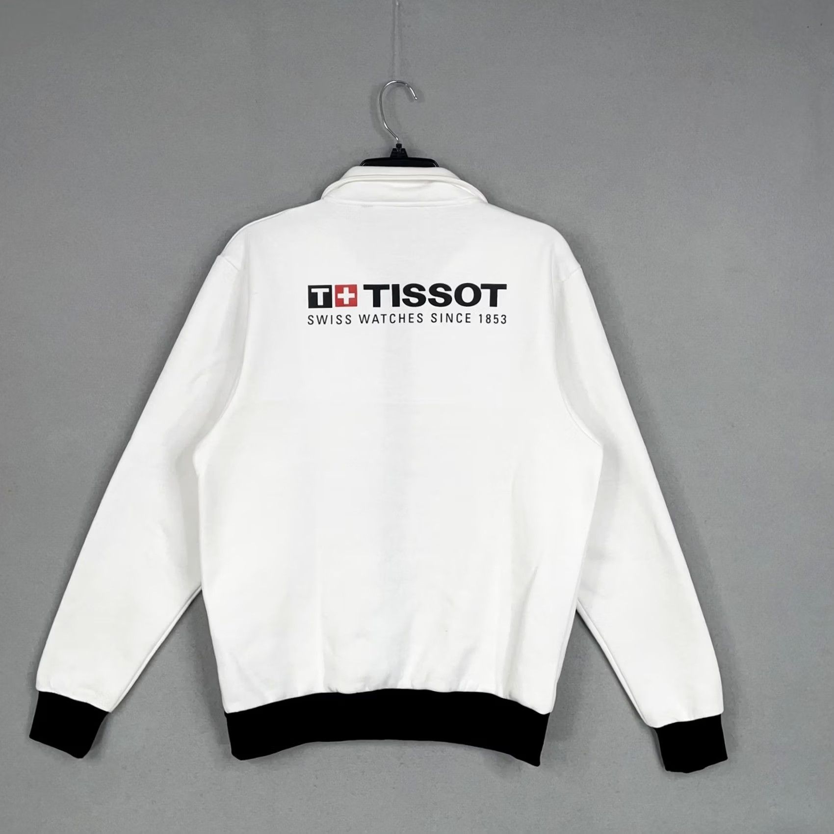 Tissot Tissot Sweatshirt Mens Medium White Full Zip Friendly Factories Swiss Watch Logo Size US M / EU 48-50 / 2 - 6 Thumbnail