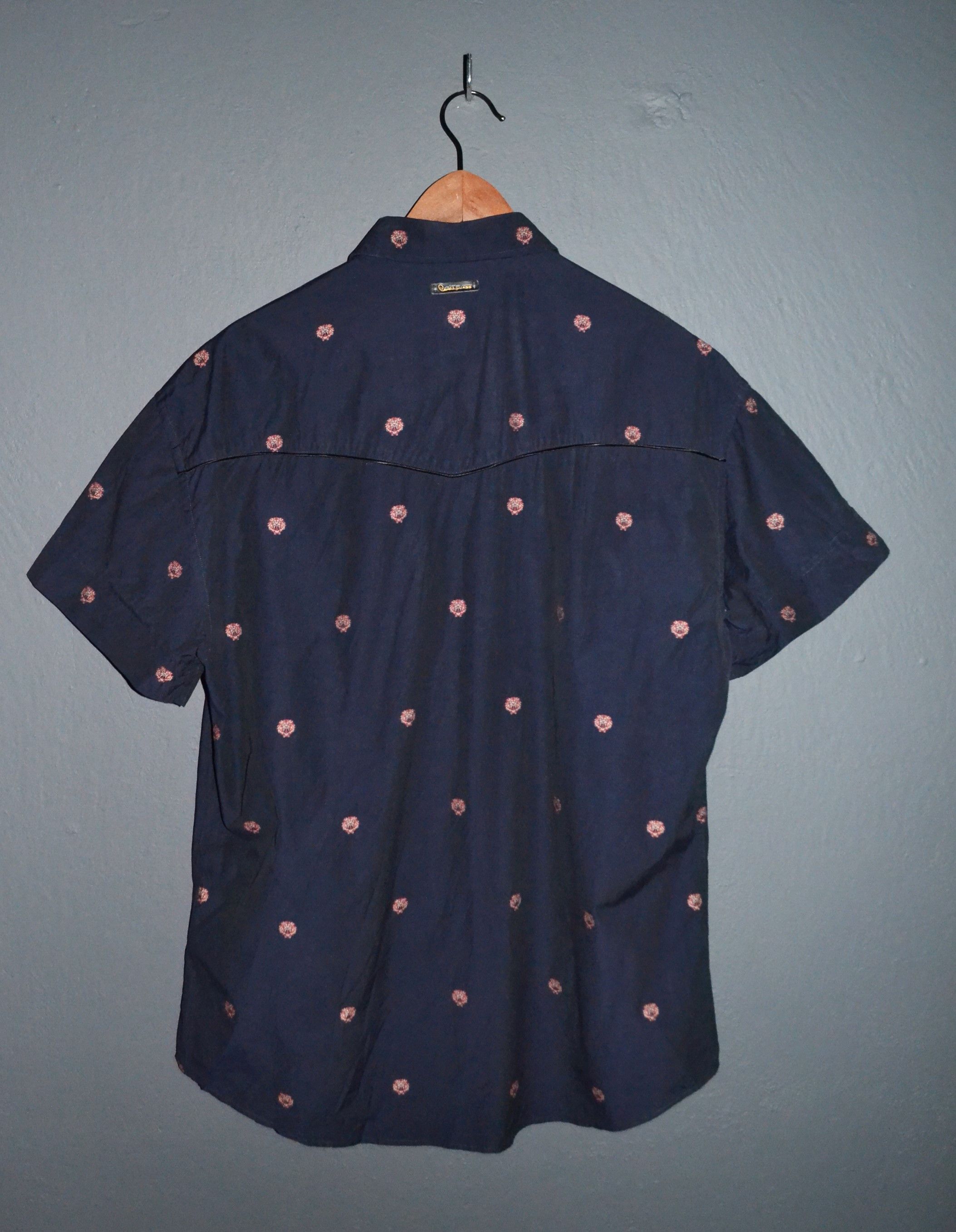 Roberto Cavalli Roberto Cavalli Class Tiger Short Sleeve Shirt L Size US L / EU 52-54 / 3 - 8 Thumbnail