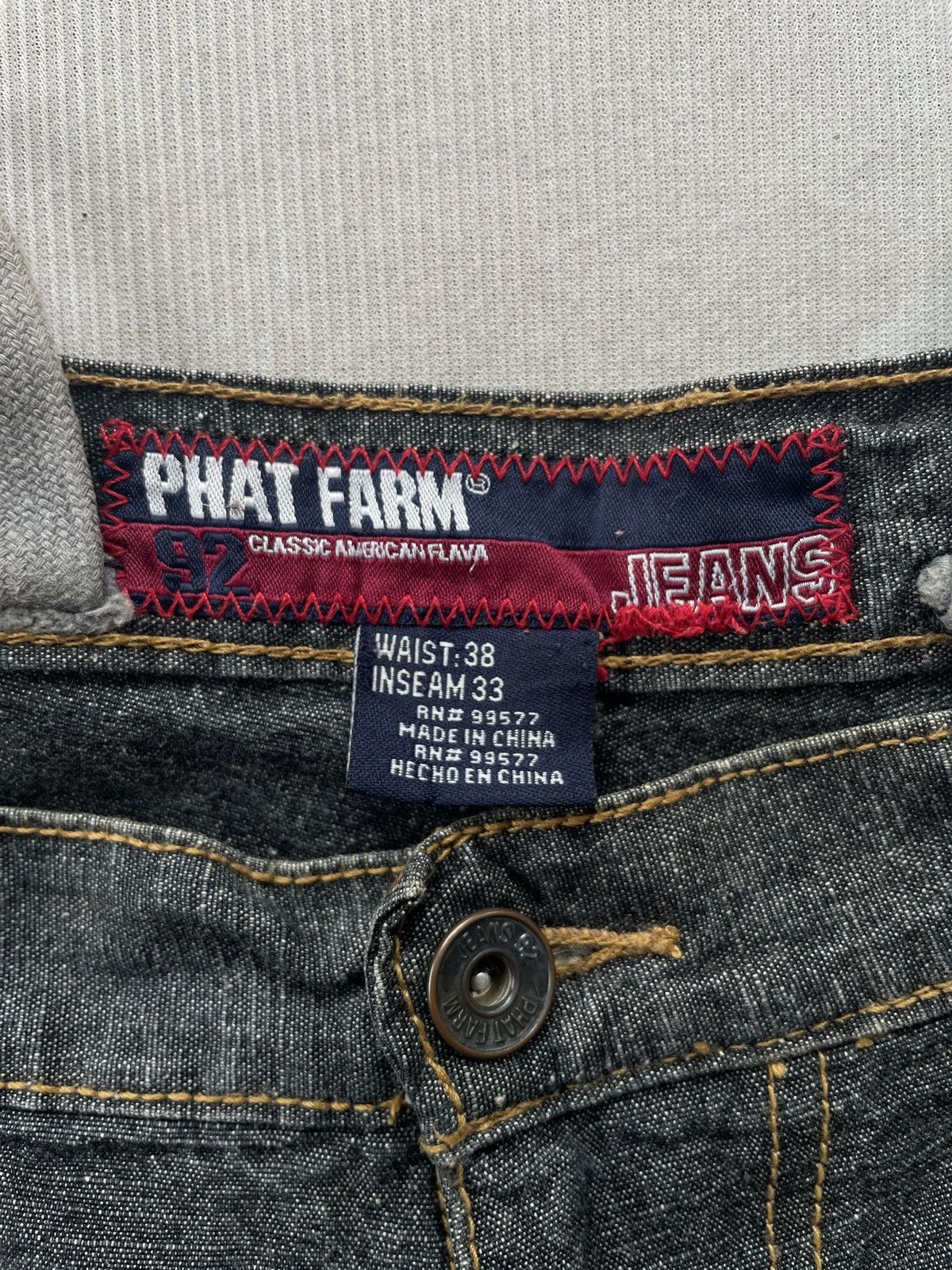 Phat Farm × Vintage Phat Farm Baggy Jeans (P106) Size US 37 - 14 Thumbnail